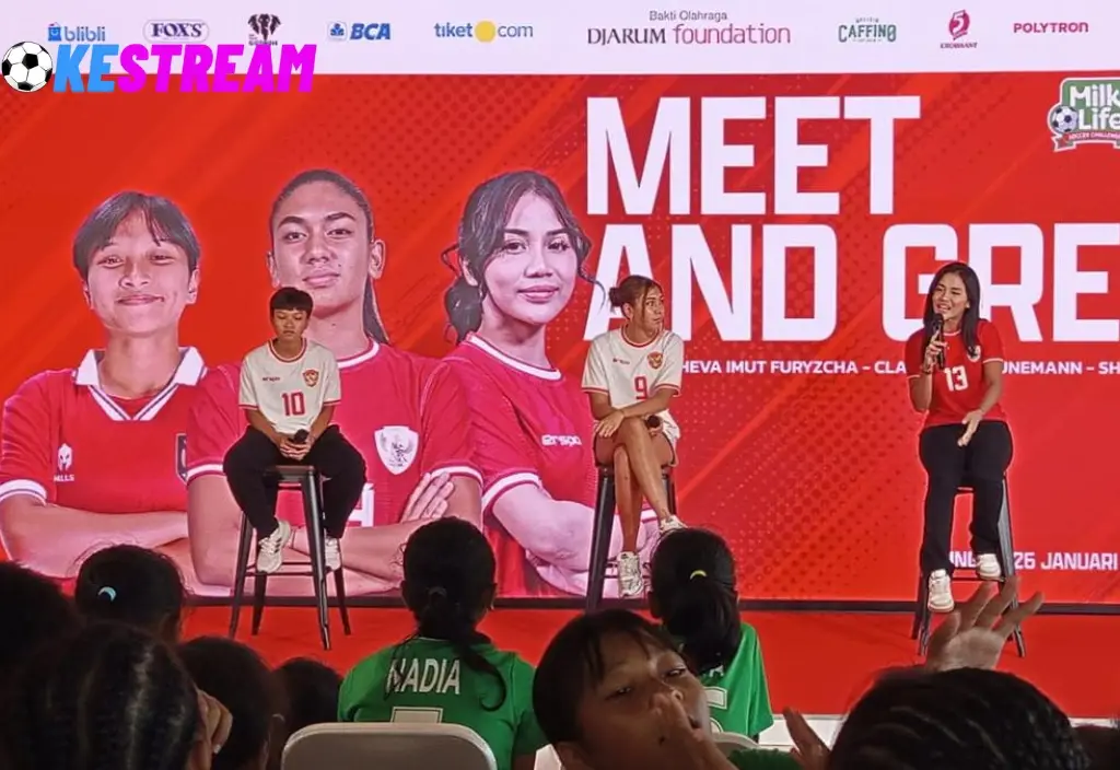 Dukungan 3 Pilar Timnas Indonesia Putri untuk Generasi Penerus di MLSC All Stars