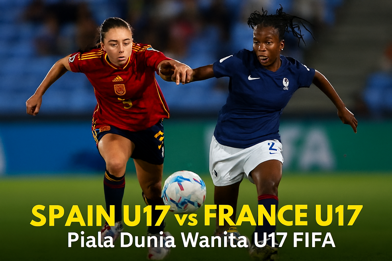 Okestream Hadirkan Siaran Spain U17 vs France U17: Duel Piala Dunia Wanita U17 2025 Live!