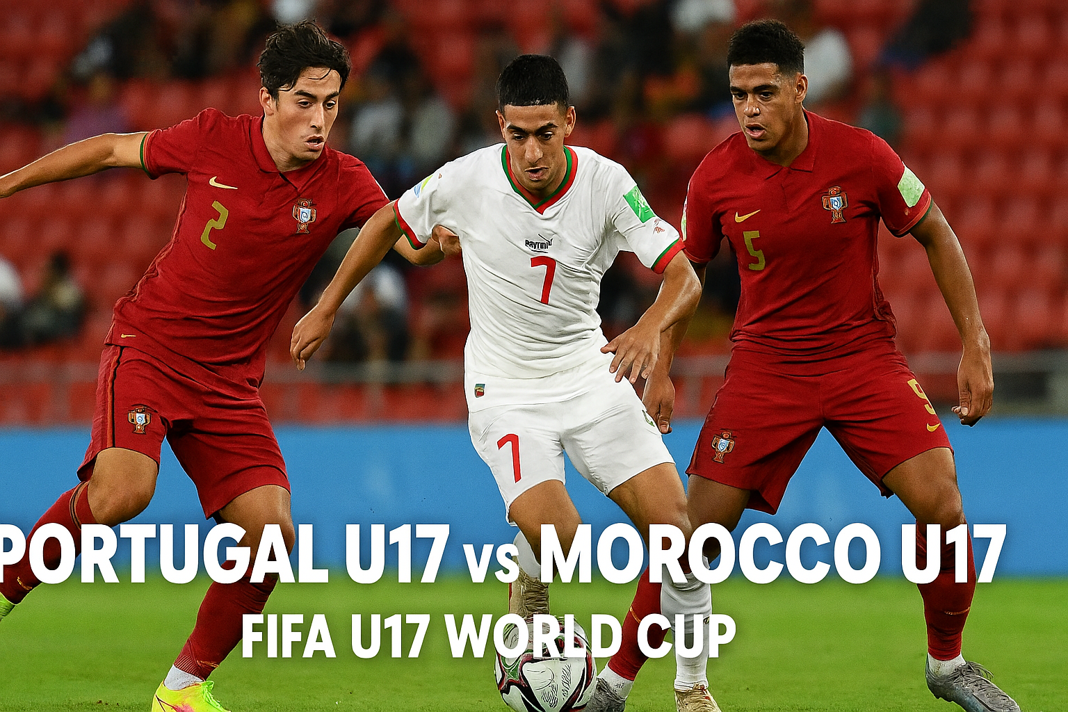 Jadwal Portugal U17 vs Morocco U17 Malam Ini Live di Okestream - Pertemuan Seru Tim Muda Piala Dunia Remaja
