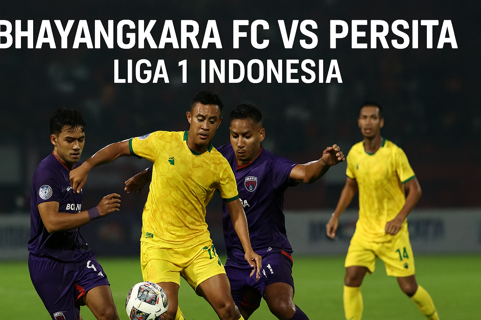 Link Live OkeStream Bhayangkara FC vs Persita Liga 1 Sore Ini 15.30 WIB – Prediksi Seru dan Perkembangan Tim