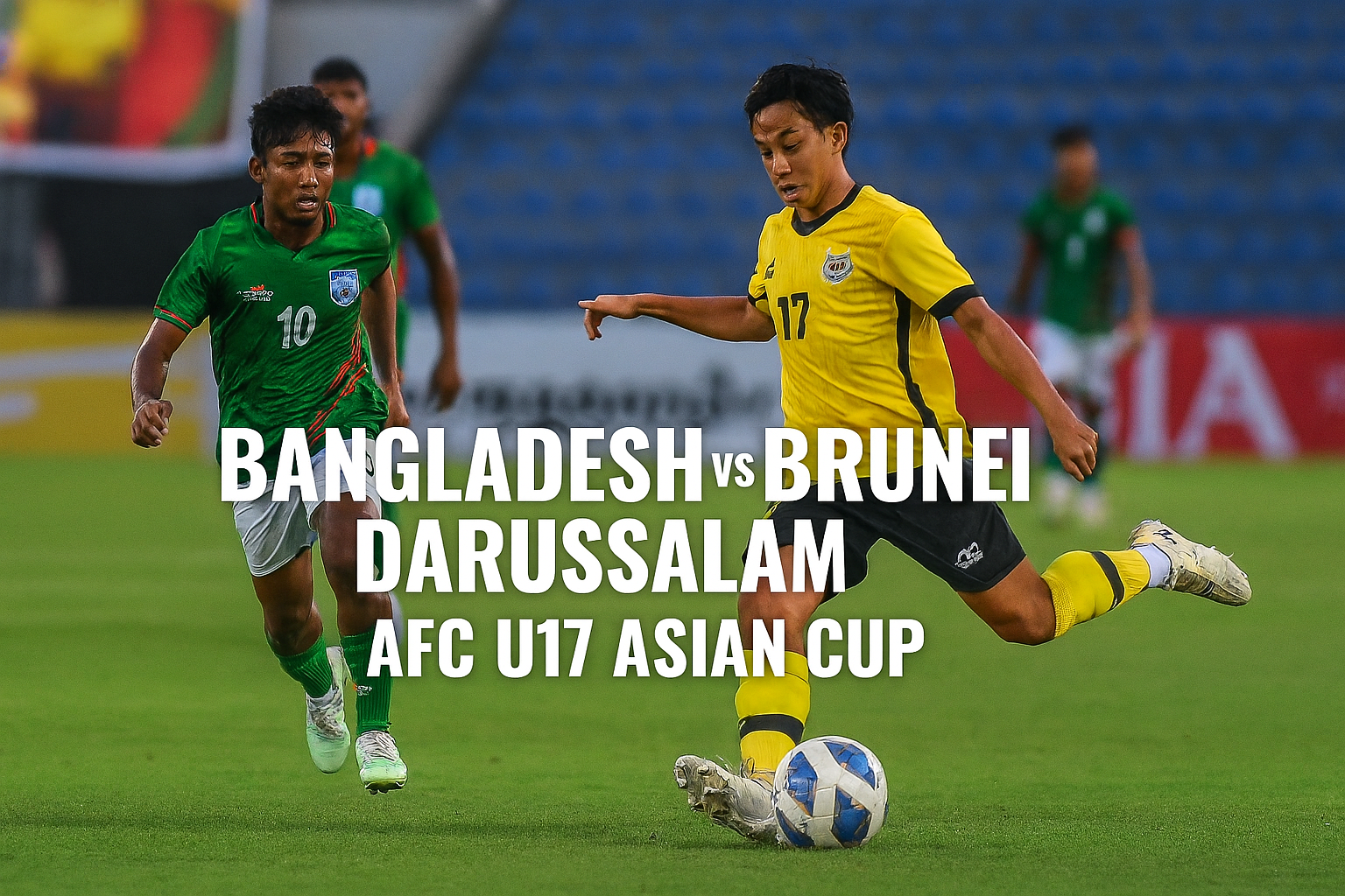 Live Bangladesh U17 vs Brunei U17 AFC U17 Asian Cup 13.00 WIB – Okestream Saksikan Pertandingan Seru di Panggung Asia!