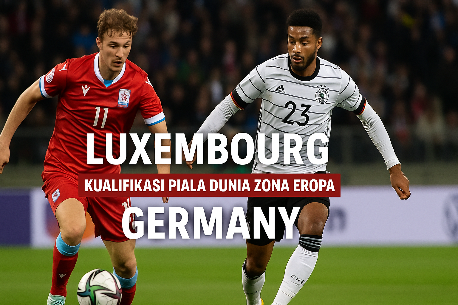 Luxembourg vs Germany 0-2 tampil sebagai pertandingan menarik yang disorot oleh Okestream