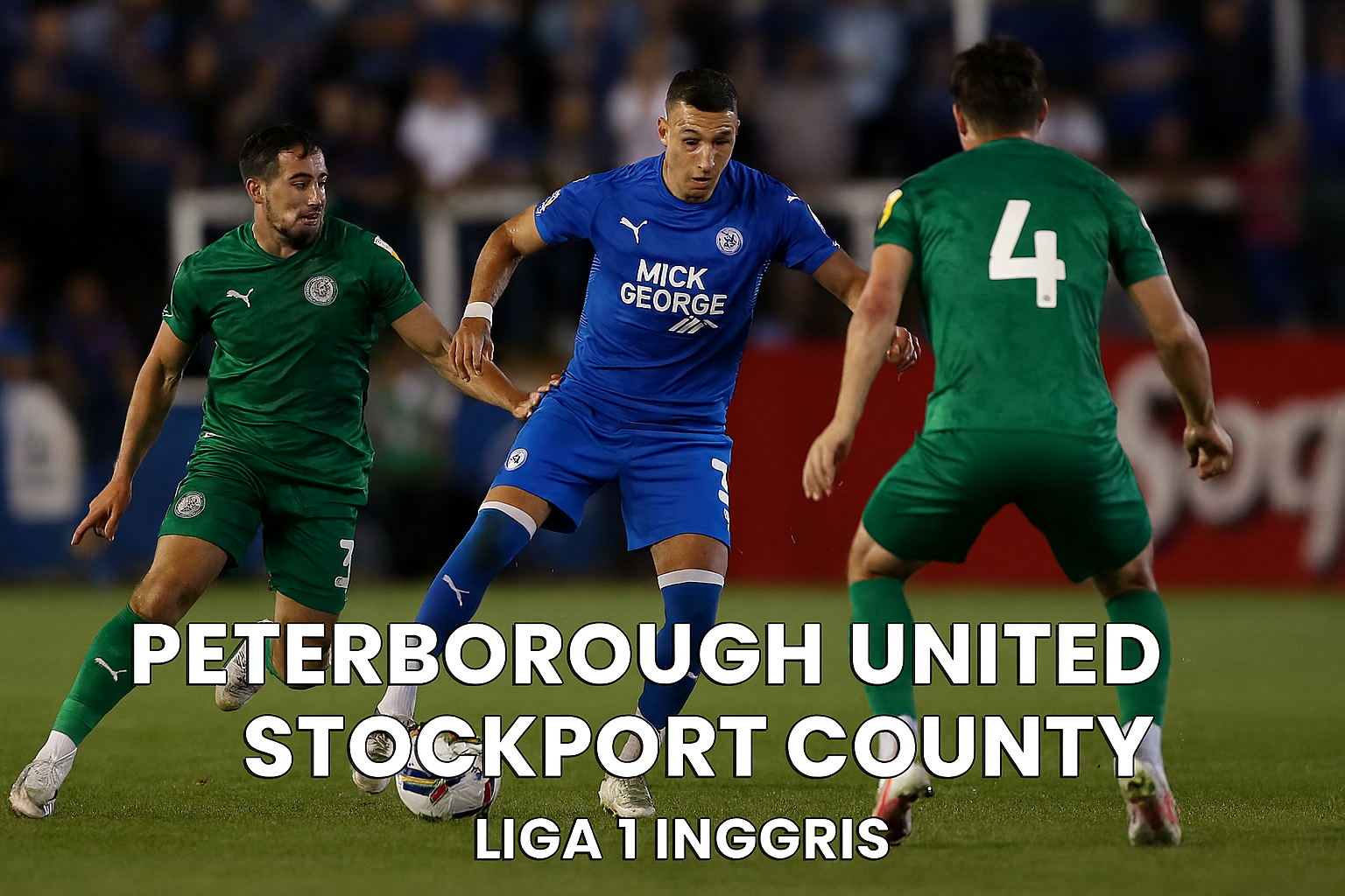 Okestream Hadirkan Kemenangan Telak Peterborough United 3-0 - Rekor Gemilang di Musim Ini