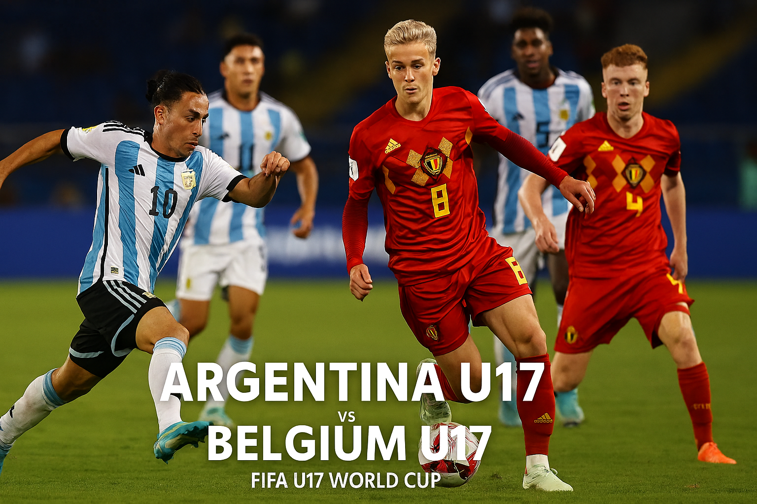 Okestream Hadirkan Pertandingan Argentina U17 vs Belgium U17 Live 21.45 WIB - Saksikan Aksi Seru Tim Muda Dunia Secara Langsung!