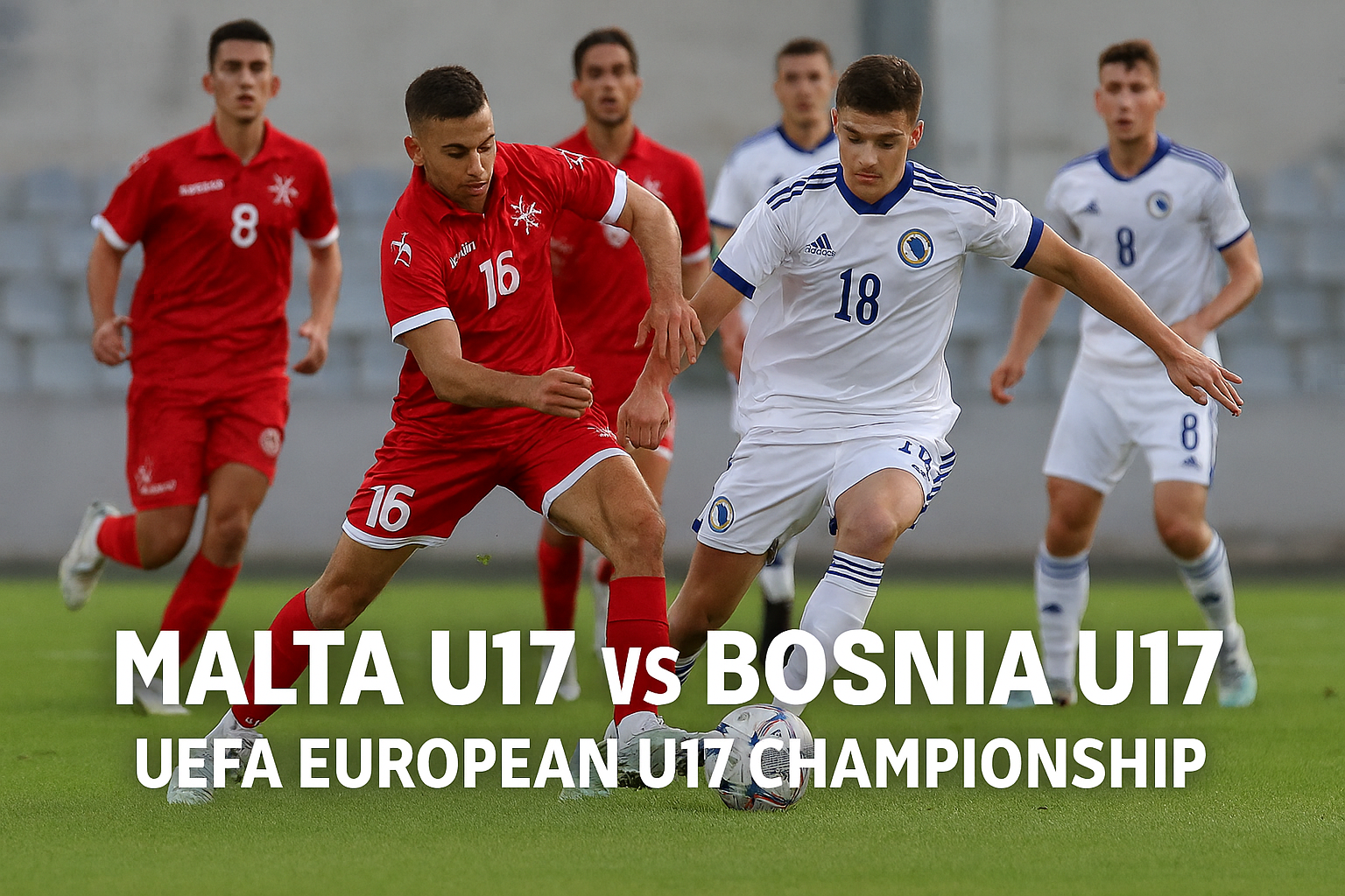 Streaming Malta U17 vs Bosnia U17 UEFA U17 Championship HD di Okestream - Saksikan Pertandingan Seru Secara Langsung dan Berkualitas Tinggi
