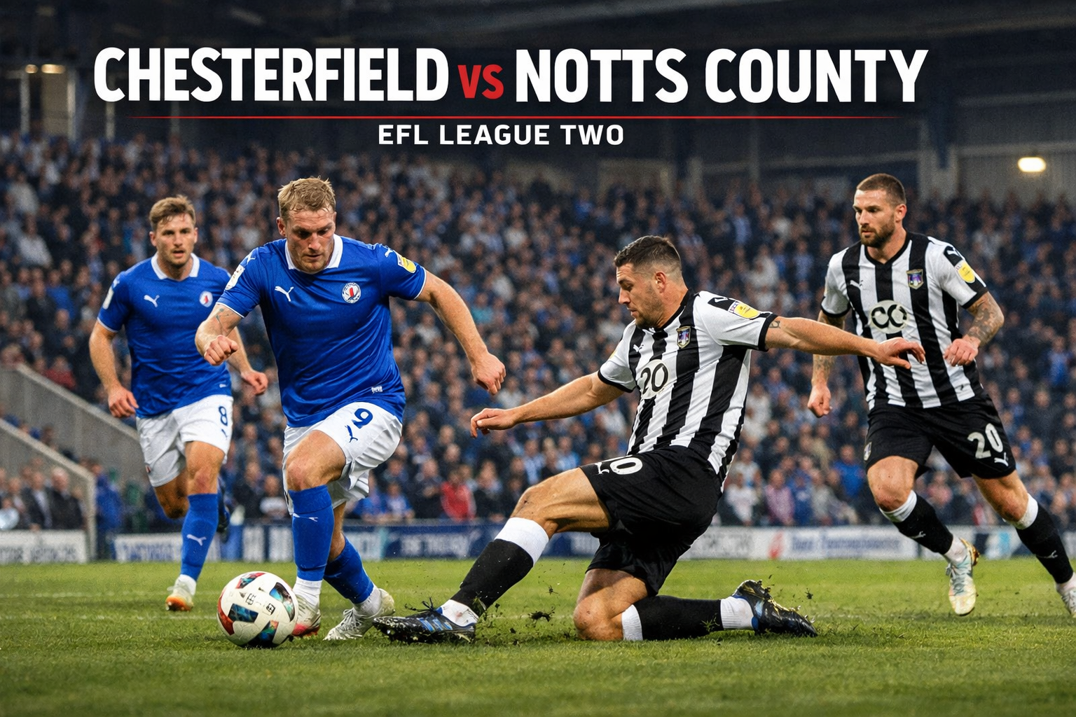 Chesterfield vs Notts County Liga 2 Inggris Malam Ini Live di Okestream - Tonton Sekarang!