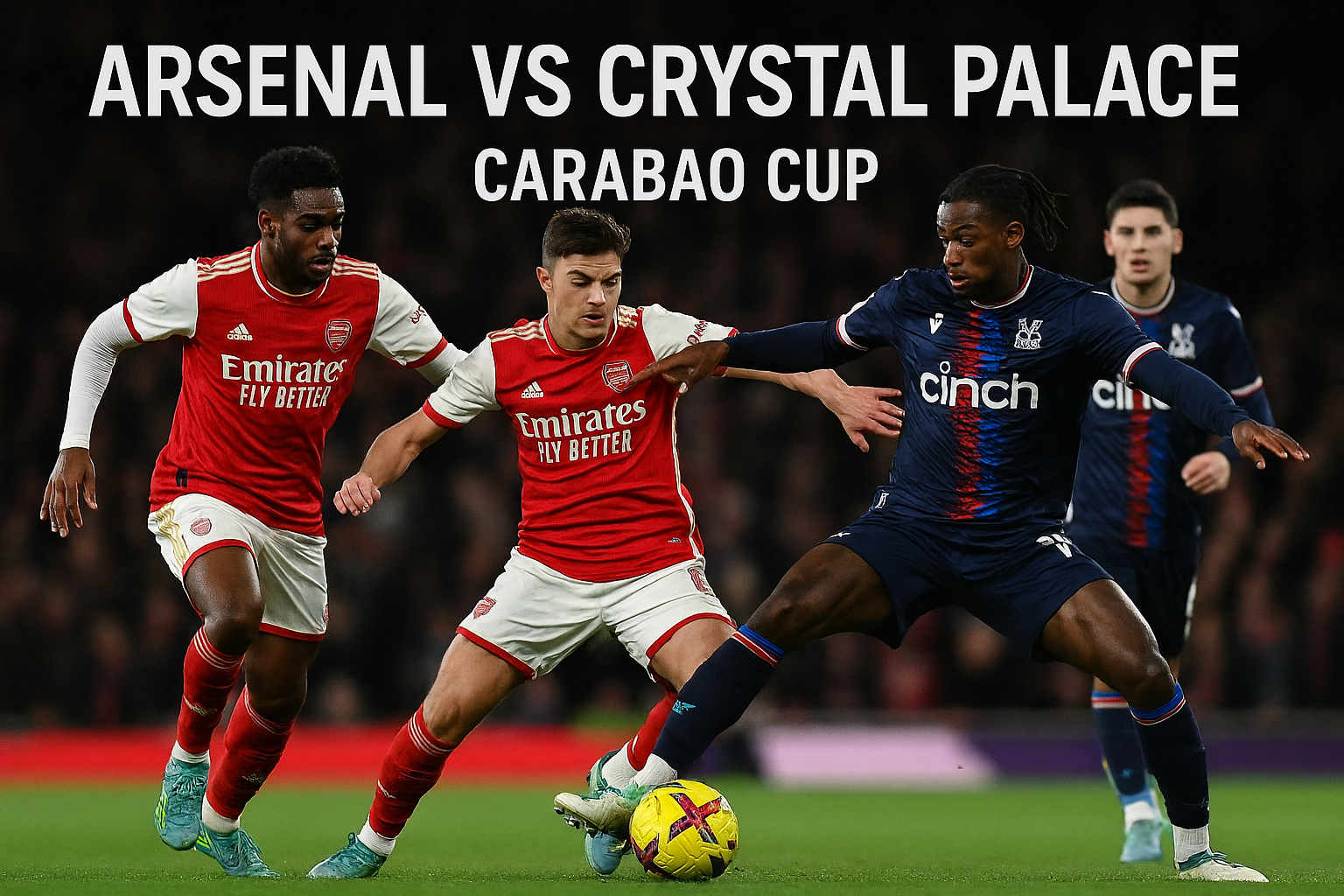 Okestream : Drama Seru Arsenal vs Crystal Palace 1-1 di Carabao Cup - Adu Penalti Menegangkan!