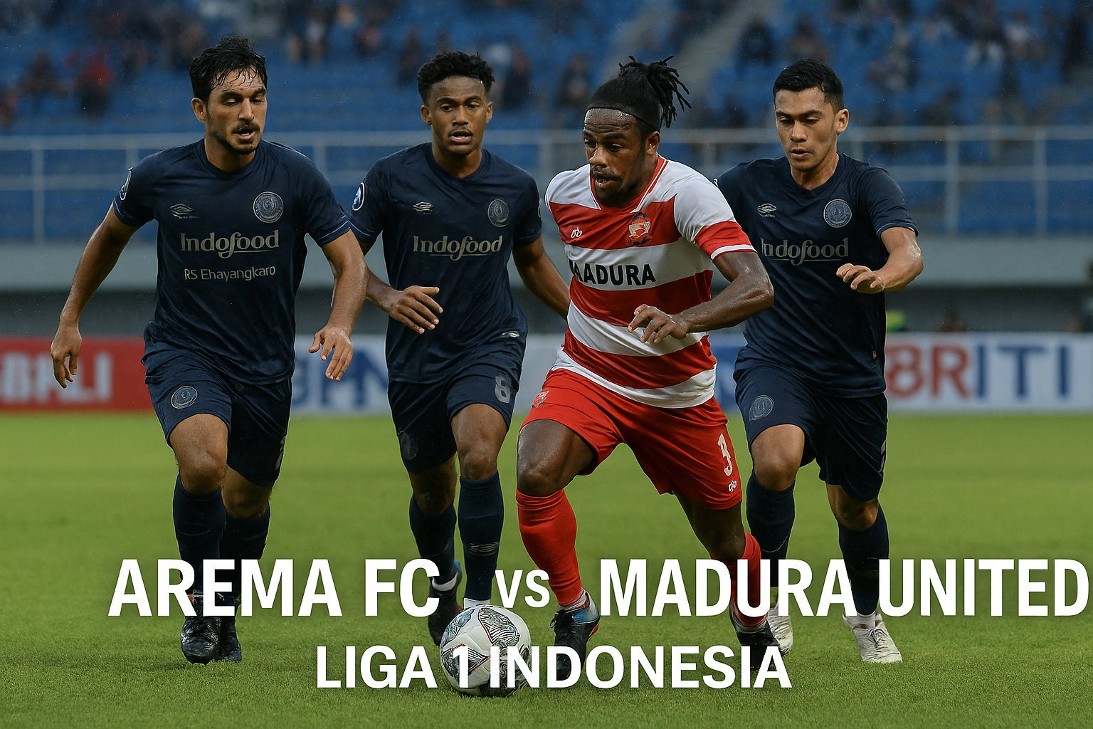 Laga Liga 1 Arema FC vs Madura United Sore Ini Live di Okestream - Duel Seru Pecah di Stadion Khas Indonesia