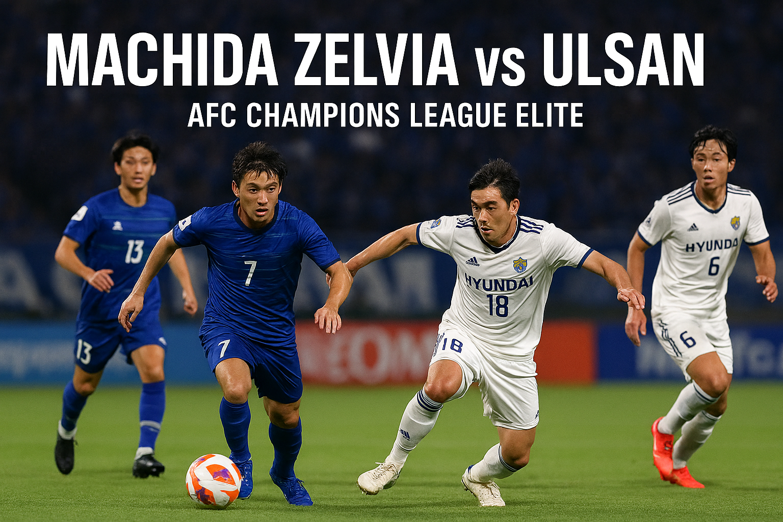 Machida Zelvia vs Ulsan Live di Okestream: Big Match AFC Elite Sore Ini