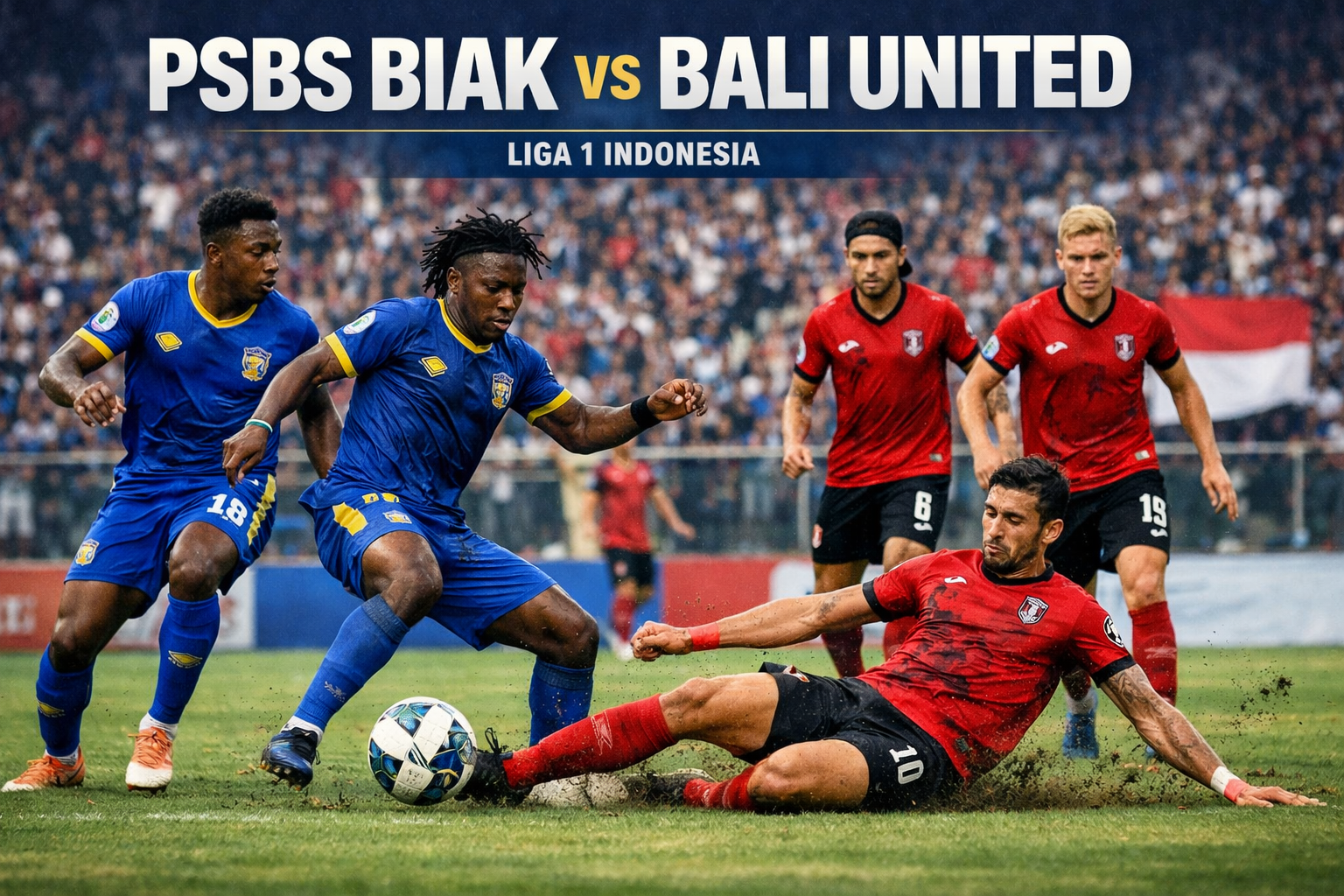 Okestream Siarkan PSBS Biak vs Bali United Liga 1 Hari Ini Pukul 15.30 WIB - Adu Strategi dan Semangat di Lapangan