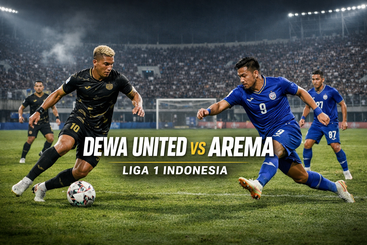 Dewa United vs Arema Liga 1 Indonesia Malam Ini Pukul 19.00 WIB di Okestream: Nonton Live Streaming