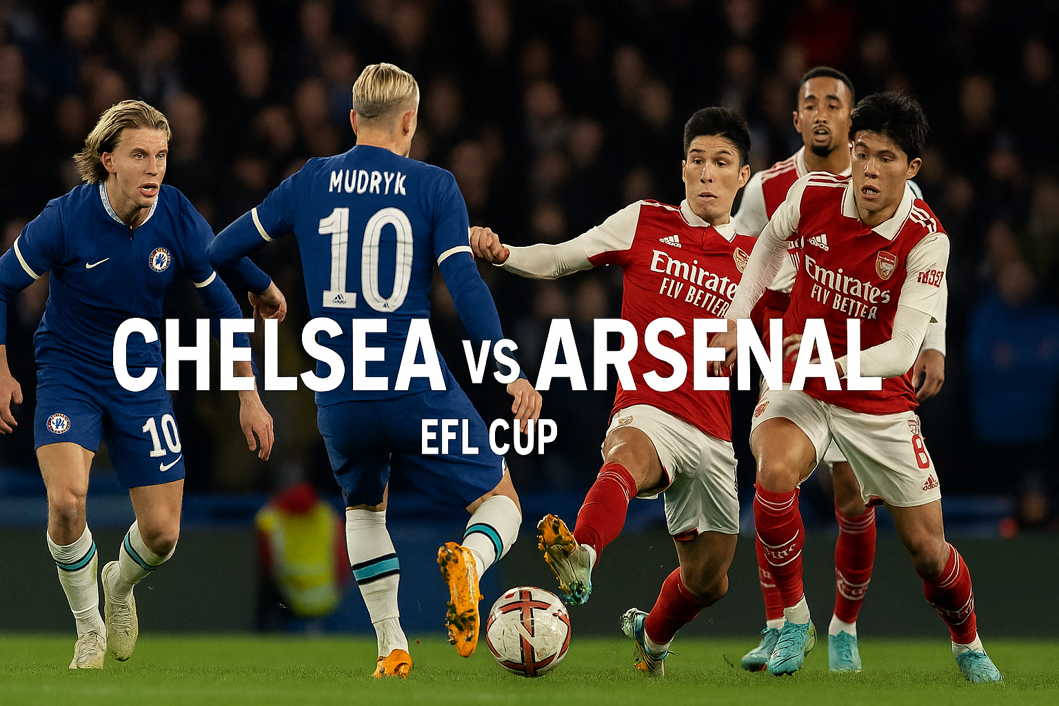 Okestream : Duel Sengit Chelsea vs Arsenal EFL Cup Subuh Tadi Berakhir 2-3 - Pertandingan Menegangkan yang Tak Terlupakan