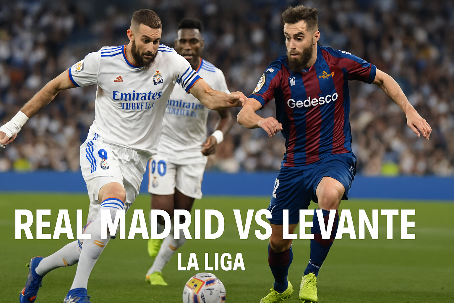 Okestream : Link Nonton Real Madrid vs Levante La Liga Malam Ini Jam 20.00 WIB - Derbi Menegangkan di Santiago Bernabéu