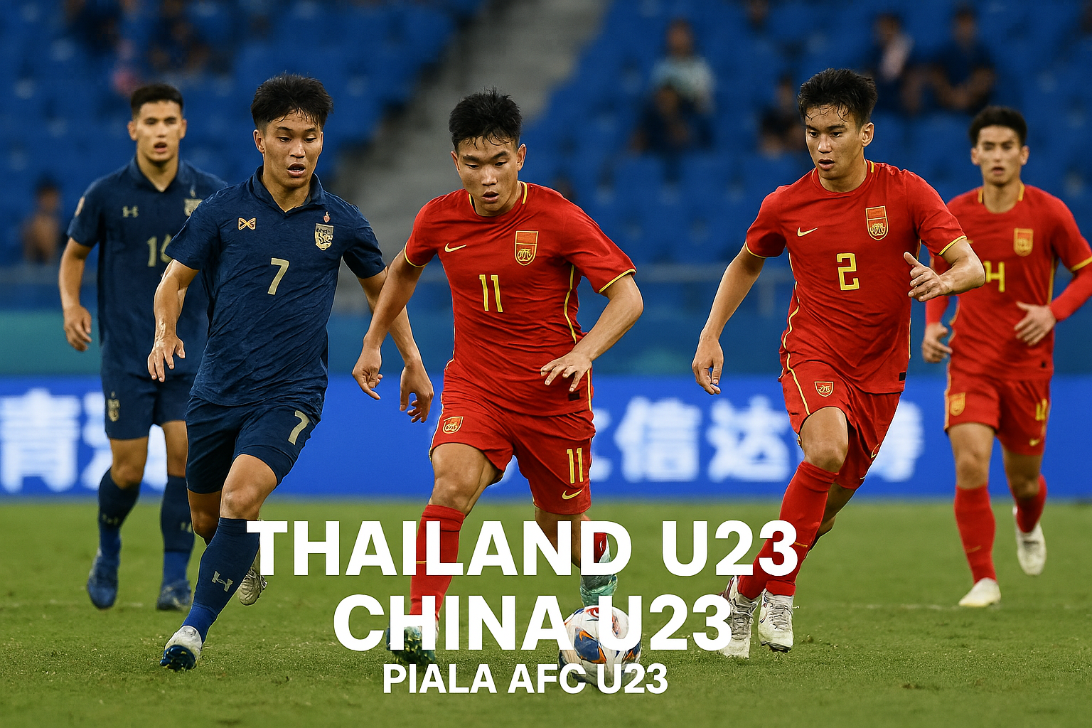 Okestream Bahas Thailand U23 vs China U23 Piala AFC U23 Sore Ini 18.30 WIB - Duel Seru Kedua Tim Asia Tenggara dan Timur Tengah