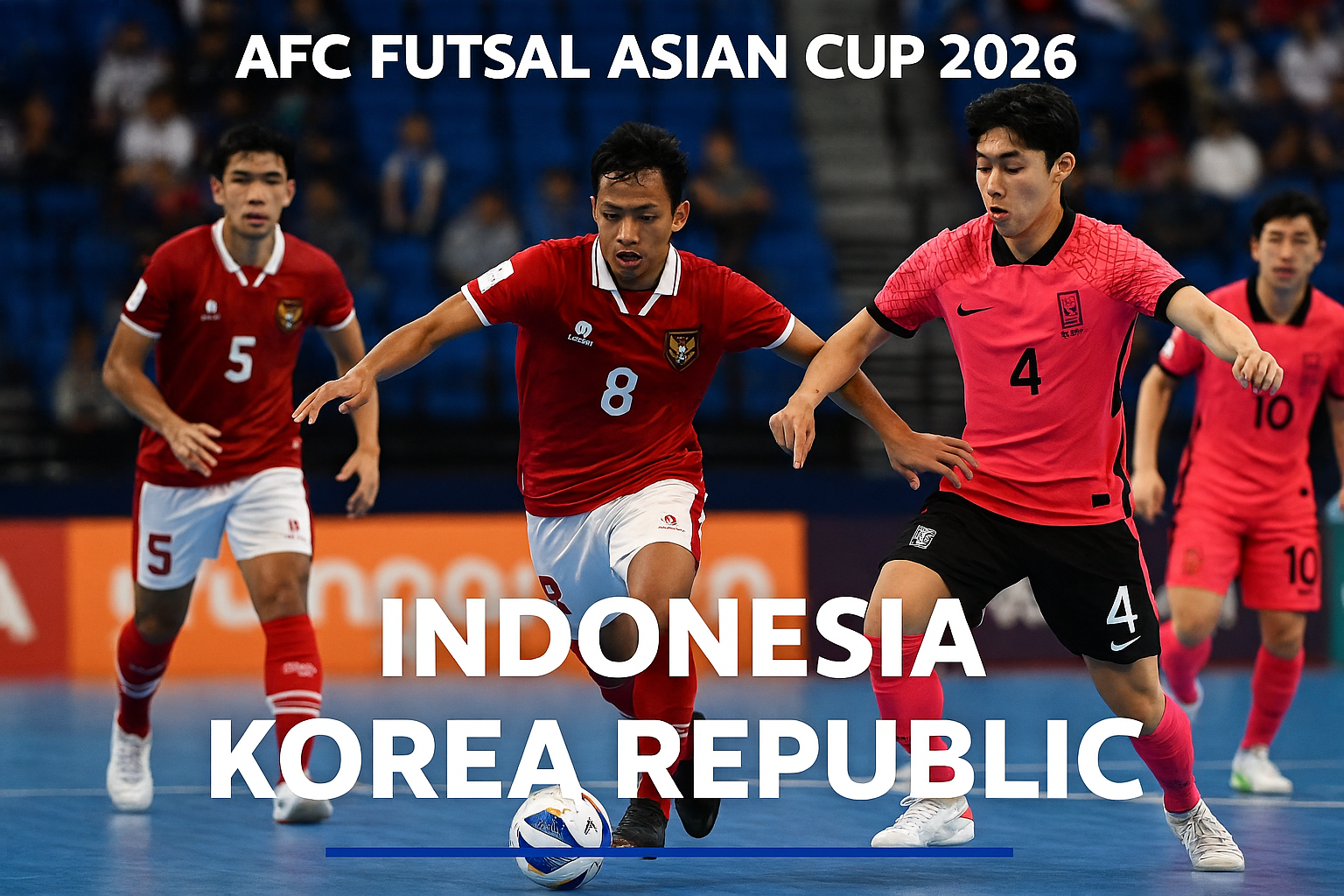 Okestream Hadirkan Duel Indonesia Futsal vs Korea Republic di AFC Futsal Asian Cup 2026 Malam Ini – Pertarungan Sengit dan Momen Bersejarah