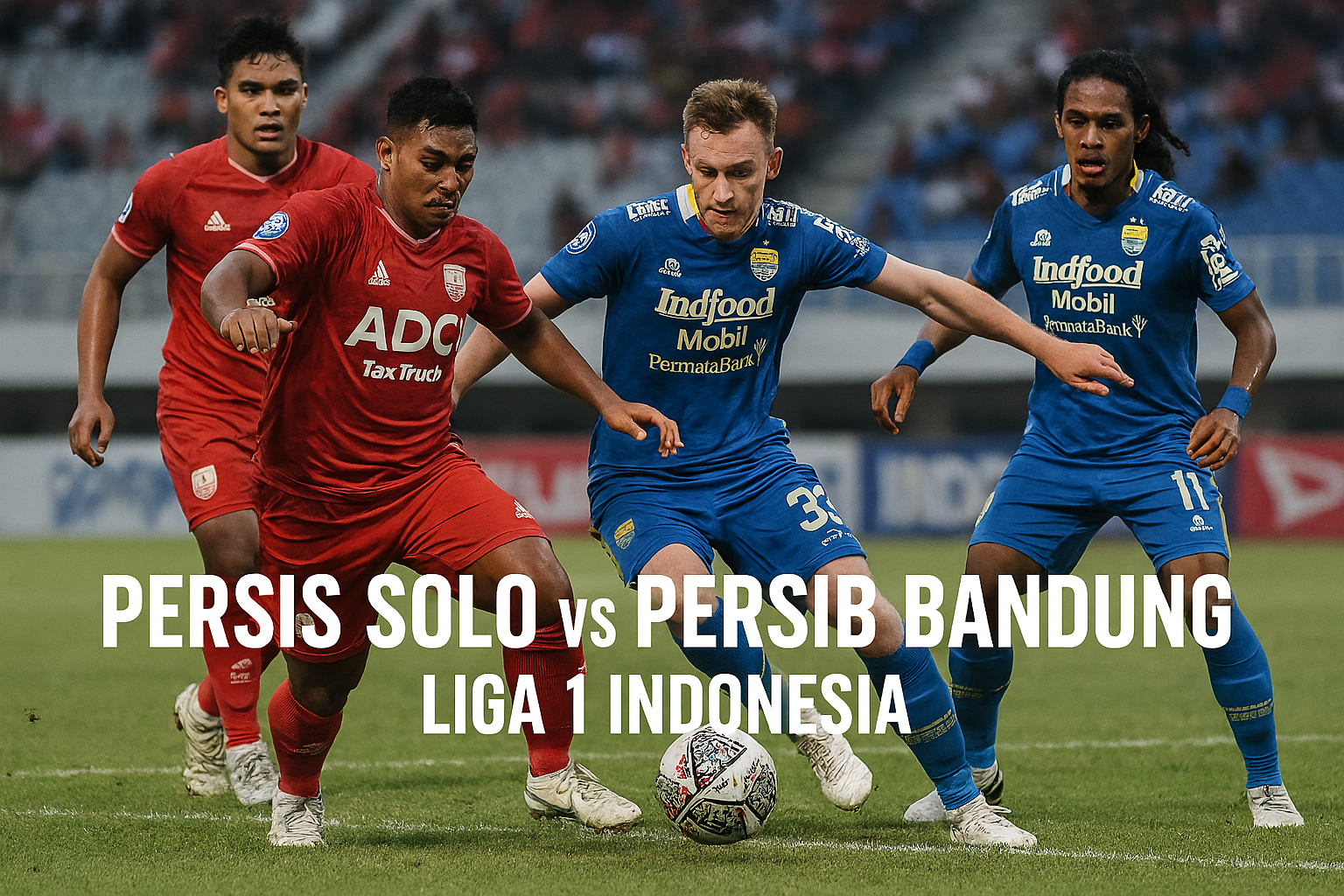 Okestream Hadirkan Keseruan Laga Persis Solo FC vs Persib Bandung di Liga 1 Indonesia Sore Ini Tanpa Gangguan