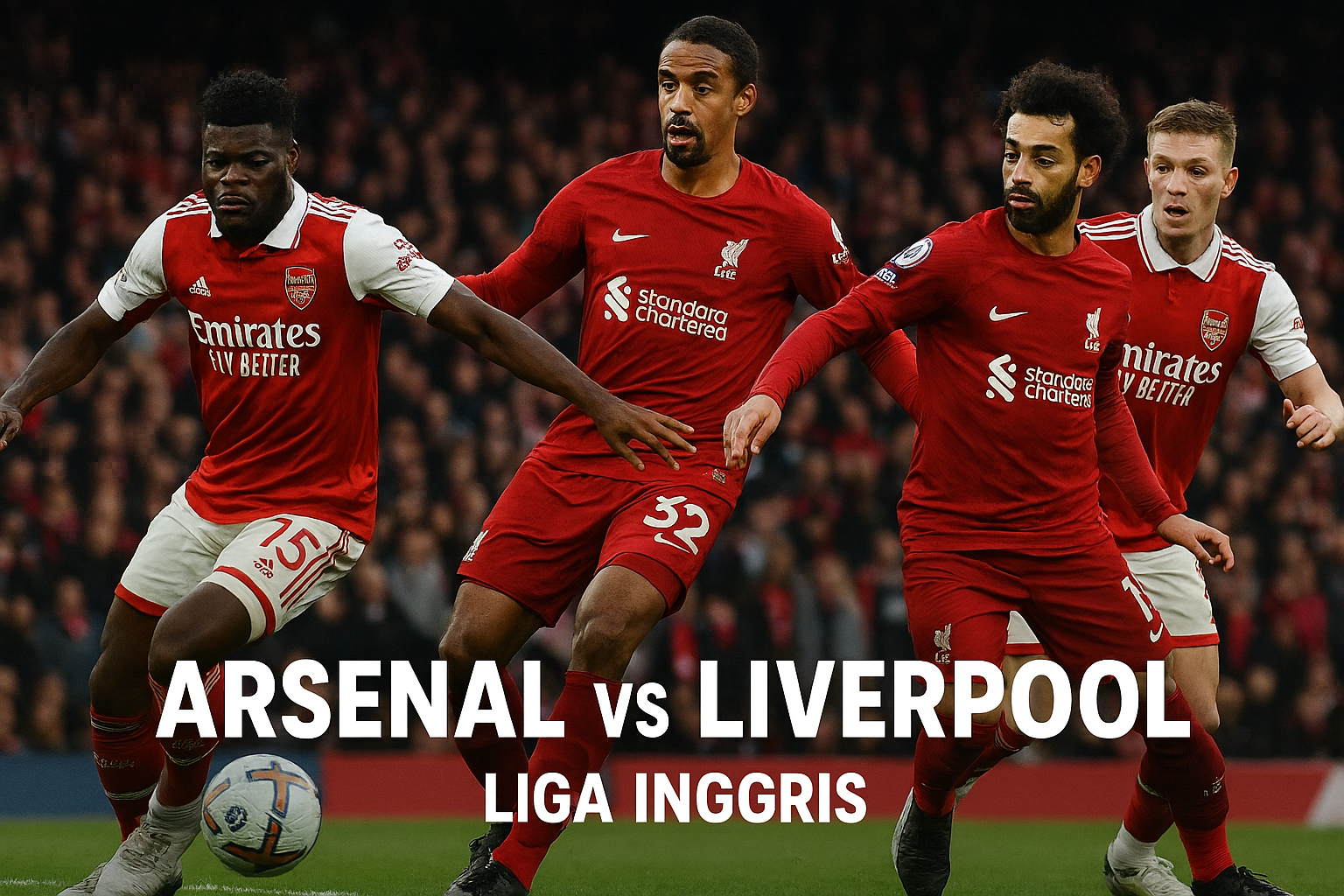Okestream : Live Arsenal vs Liverpool Liga Inggris Dini Hari Ini Jam 03.00 WIB – Pertarungan Sengit yang Menentukan Nasib Musim Ini
