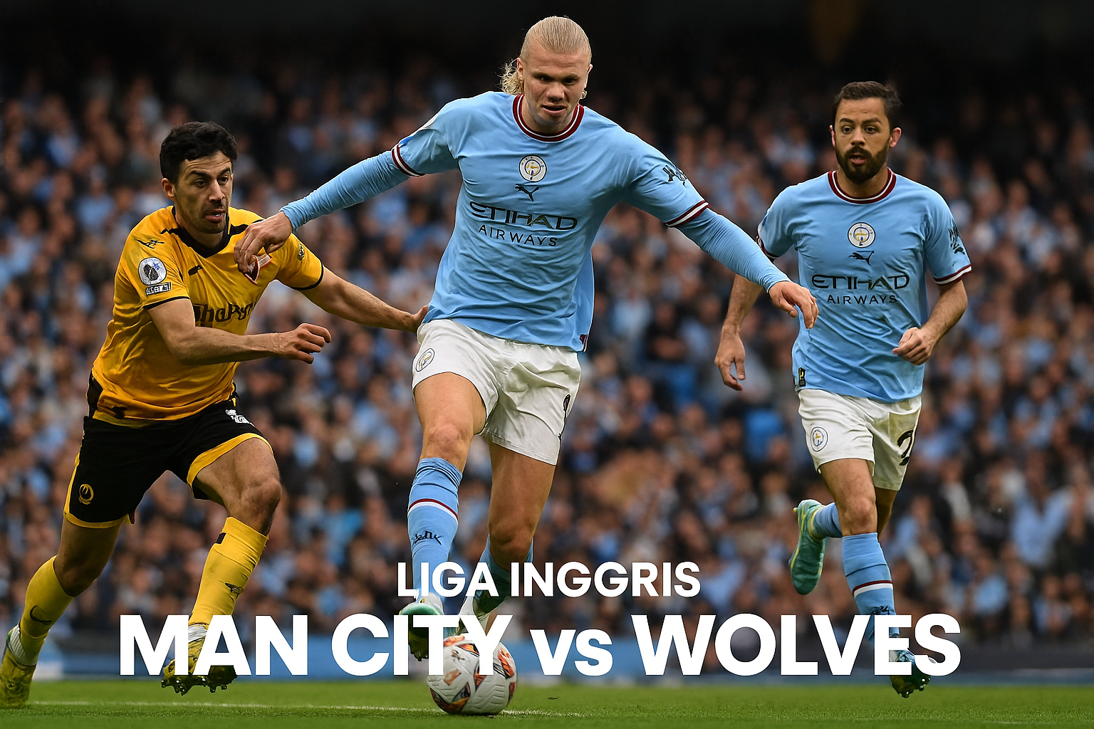 Okestream: Prediksi Man City vs Wolves Malam Ini Pukul 22.00 WIB, Siap Tonton Pertandingannya!