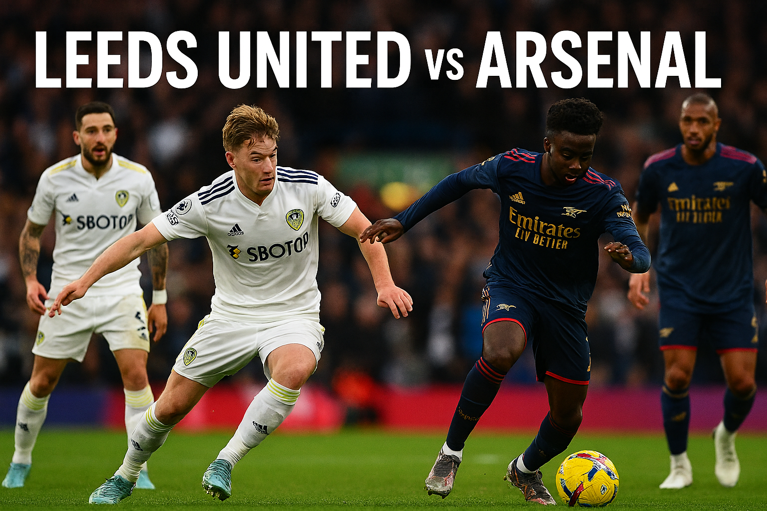 Okestream Siap Temani Malam Anda dengan Siaran Leeds United vs Arsenal Liga Inggris Pukul 22.00 WIB - Saksikan Aksi Seru!