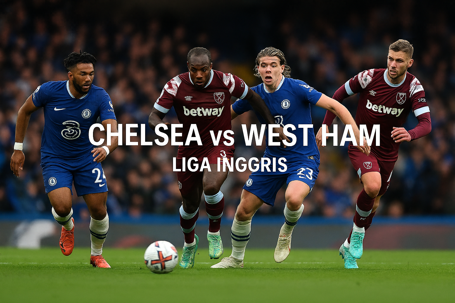 Okestream Siarkan Chelsea vs West Ham Liga Inggris Dini Hari Ini Kick Off Pukul 00.30 WIB – Pertarungan Seru yang Tidak Boleh Dilewatkan!