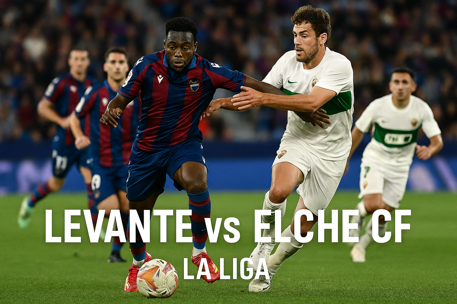 Okestream Siarkan Levante vs Elche CF La Liga 03.00 WIB Dini Hari Ini - Jangan Lewatkan Aksi Seru Liga Spanyol Malam Ini!