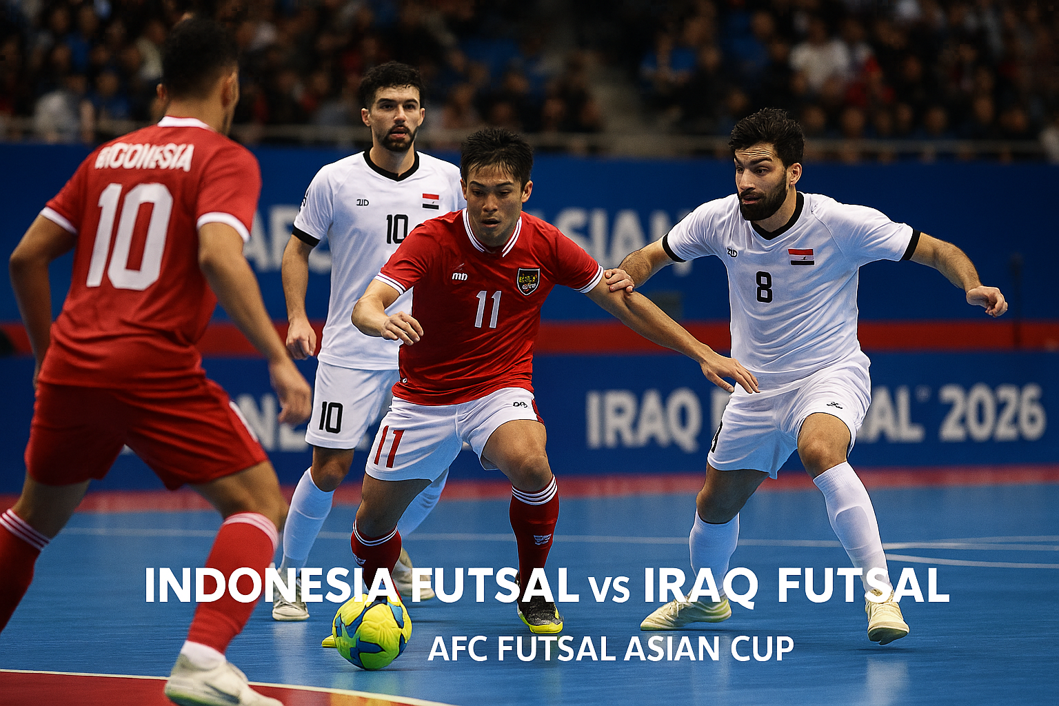 Okestream Tampilkan Duel Indonesia vs Iraq Futsal 19.00 WIB AFC Asian Cup 2026 dengan Kualitas HD - Saksikan Langsung dan Rasakan Sensasi Pertarungan Seru!