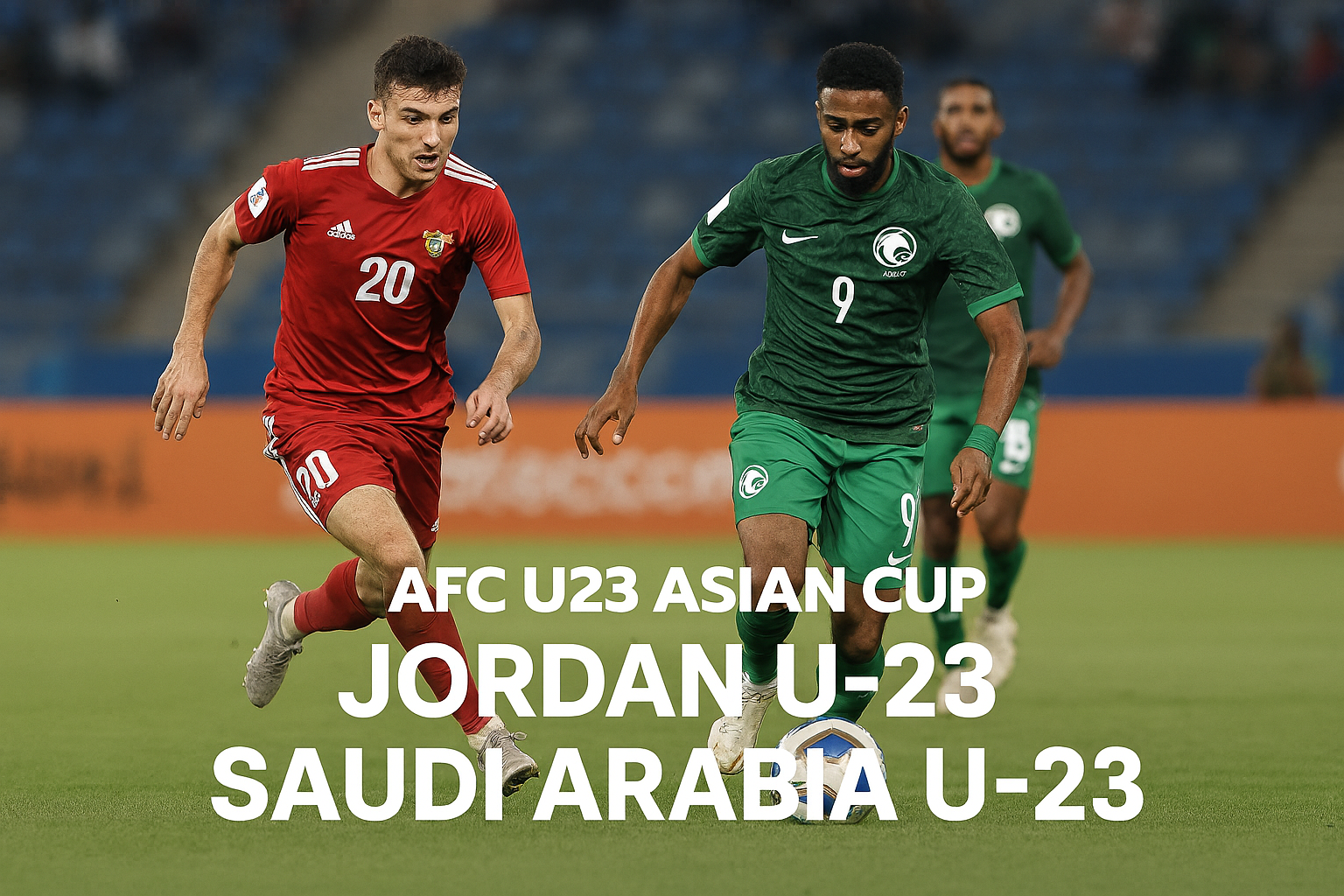 Yordania U-23 vs Arab Saudi U-23 Piala AFC U-23 Malam Ini Pukul 23.30 WIB Tersaji di Okestream