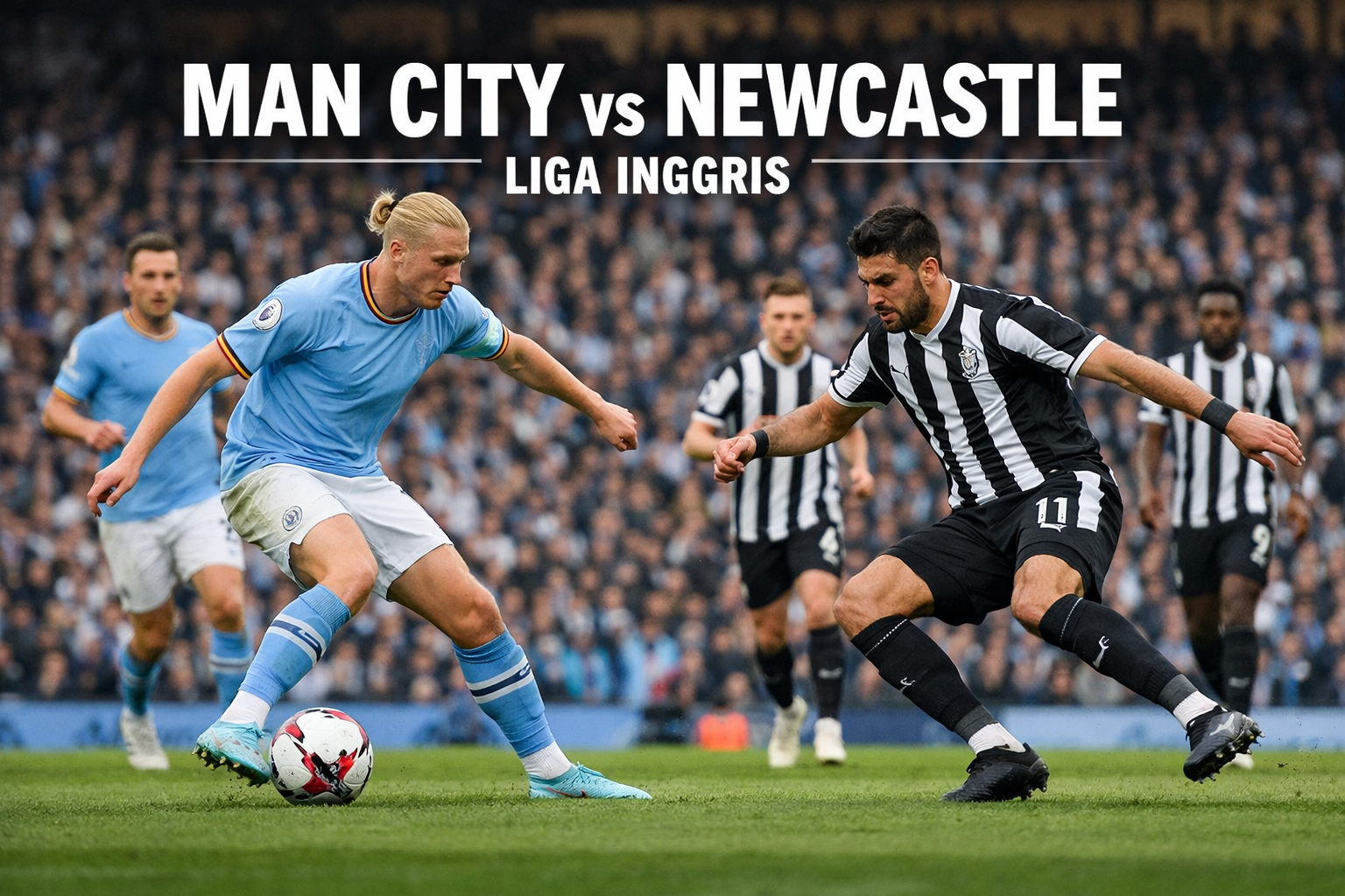 Man City vs Newcastle Liga Inggris Dini Hari Ini 03.00 WIB di Okestream - Pertandingan Seru yang Wajib Disimak