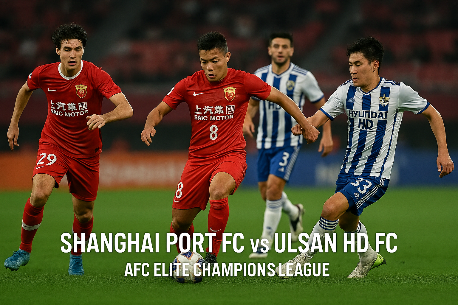 OkeStream Kupas Big Match Shanghai Port FC vs Ulsan HD FC Liga Champions Elit AFC Pukul 17.00 WIB - Duel Seru di Tengah Persaingan Ketat