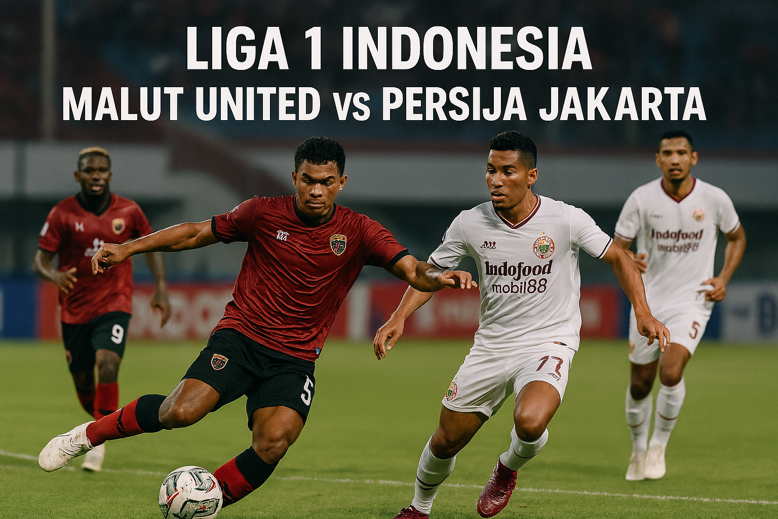 Okestream Live Malut United vs Persija Jakarta Liga 1 Indonesia Malam Ini Pukul 19.00 WIB dengan Pertarungan Sengit