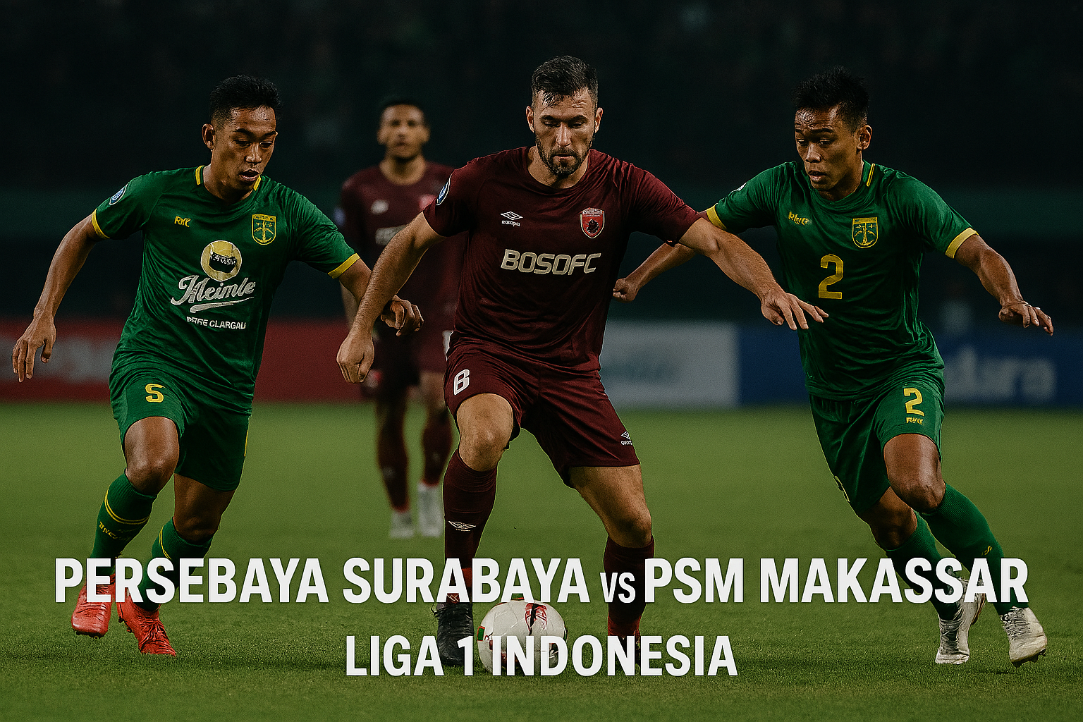 OkeStream Live Match : Persebaya Surabaya vs PSM Makassar Liga 1 Indonesia 20.30 WIB