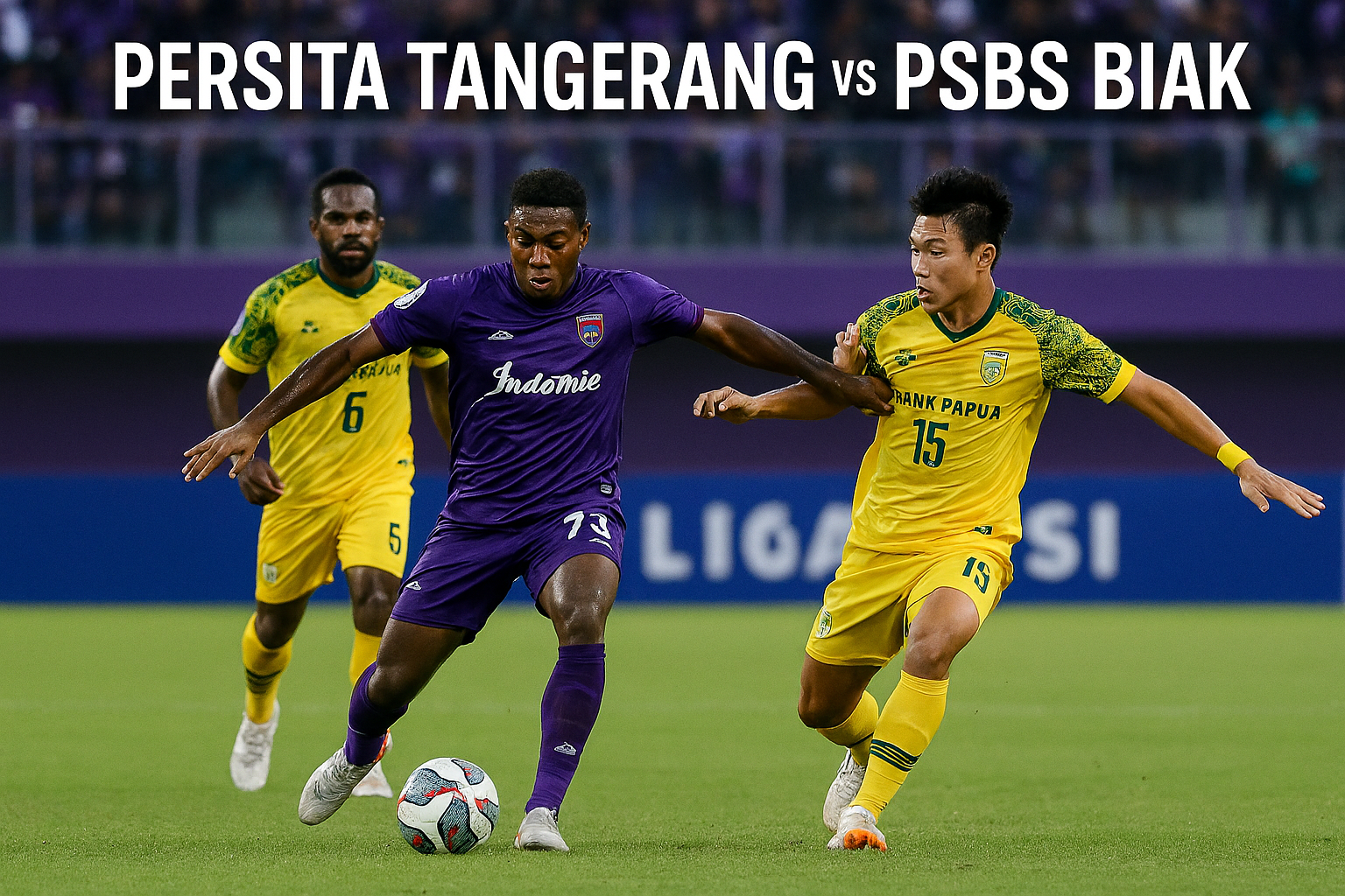 Okestream Live : Persita Tangerang vs PSBS Biak Liga 1 Indonesia Pukul 15.30 WIB Siap Sajikan Duel Panas