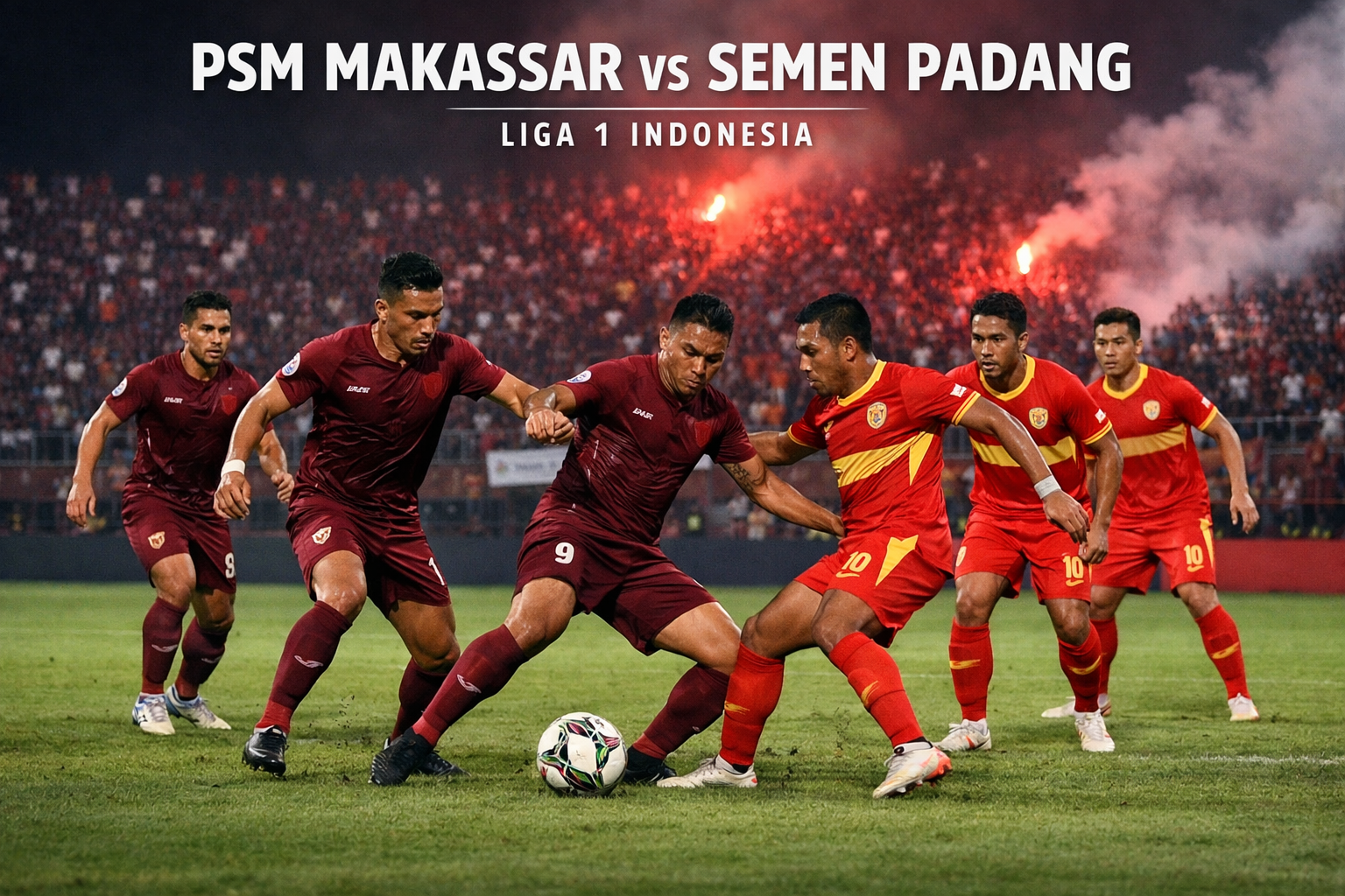 Prediksi Seru dan Tersaji Langsung - Okestream Live Streaming PSM Makassar vs Semen Padang 19.00 WIB