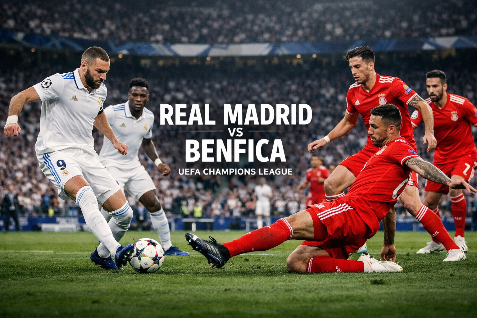 Saksikan Real Madrid vs Benfica Dini Hari Ini 03.00 WIB Liga Champions UEFA Streaming Okestream - Duel Eksplosif di Panggung Eropa