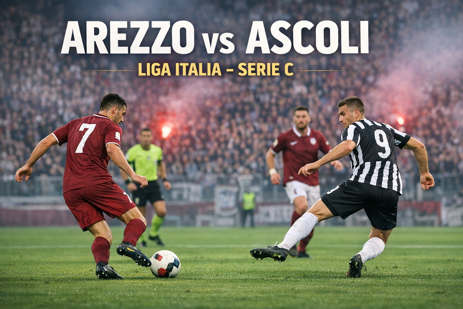 Okestream Live Arezzo vs Ascoli Liga Italia Serie C Dini Hari Ini Pukul 01.30 WIB Gratis Tanpa Gangguan - Saksikan Pertandingan Seru dari Kenyamanan Rumah Kamu