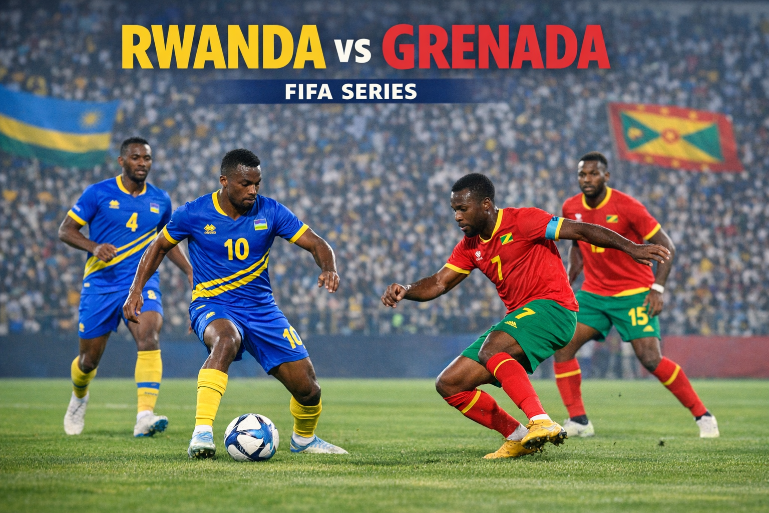 Okestream Live Rwanda vs Grenada FIFA Series Dini Hari Ini Jam 02.00 WIB - Saksikan Pertarungan Seru Tim Dunia Malam Ini