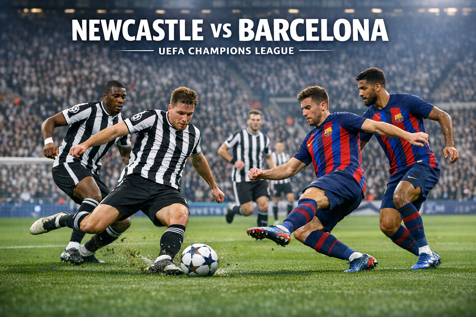 Okestream membicarakan Newcastle melawan Barcelona di Liga Champions UEFA dini hari ini jam 03.00 WIB – Pertarungan Seru yang Menghentak Dunia Sepak Bola