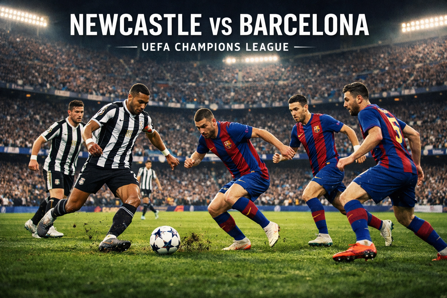 Okestream Soroti Duel Newcastle vs Barcelona 1-1 - Pertarungan Sengit di St James Park yang Membuat Semua Terguncang