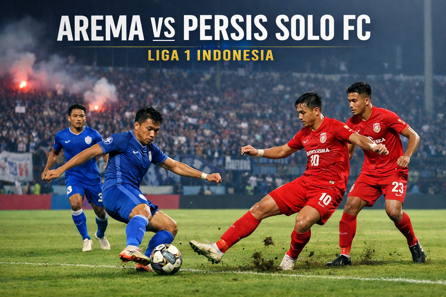 Duel Seru Arema vs Persis Solo FC Sore Ini Jam 15.30 WIB - Okestream Sajikan Analisa dan Fakta Penting