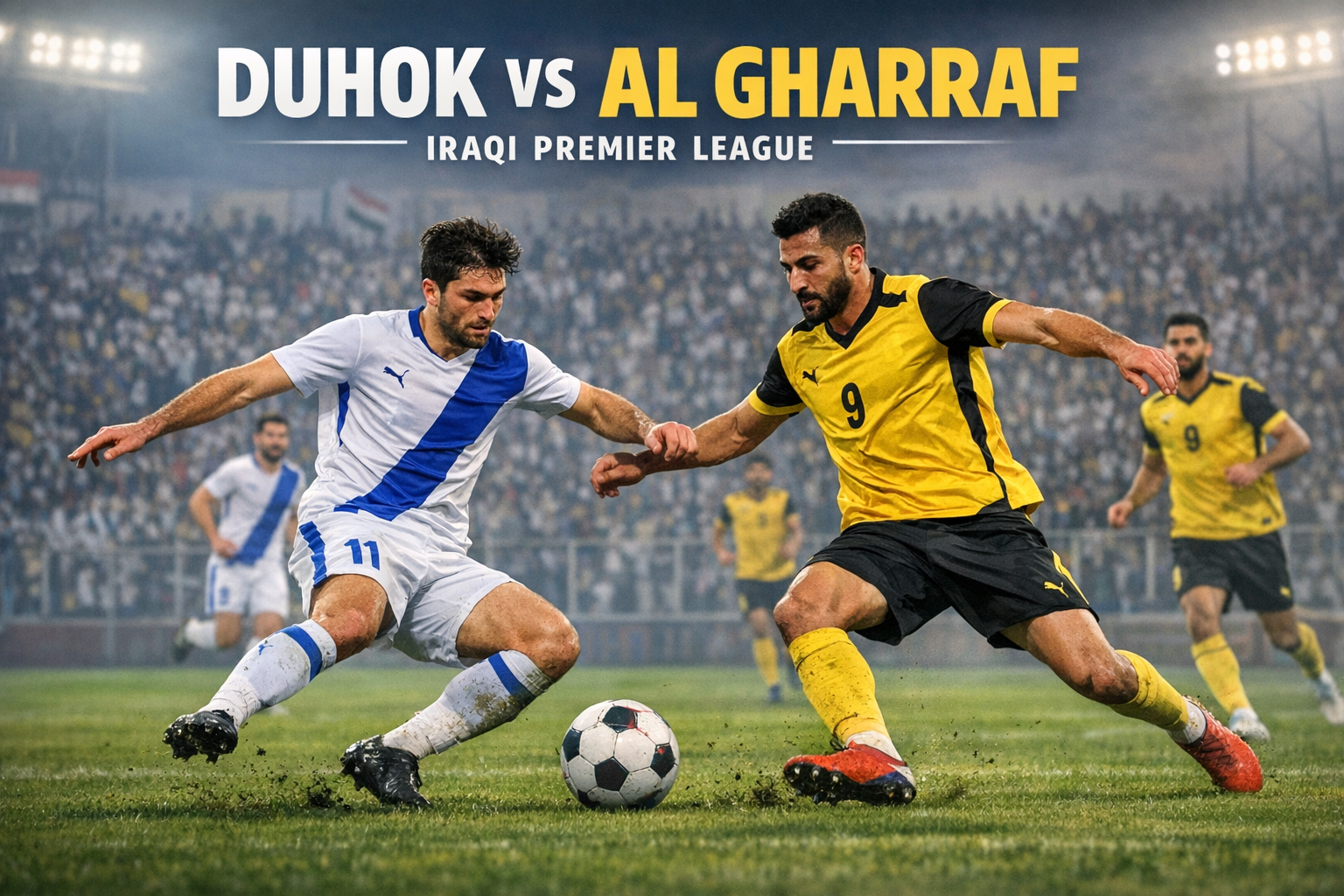 Okestream Bahas Duel Duhok vs Al Gharraf Liga Primer Irak Malam Ini Jam 21.00 WIB - Prediksi Seru dan Analisis Mendalam