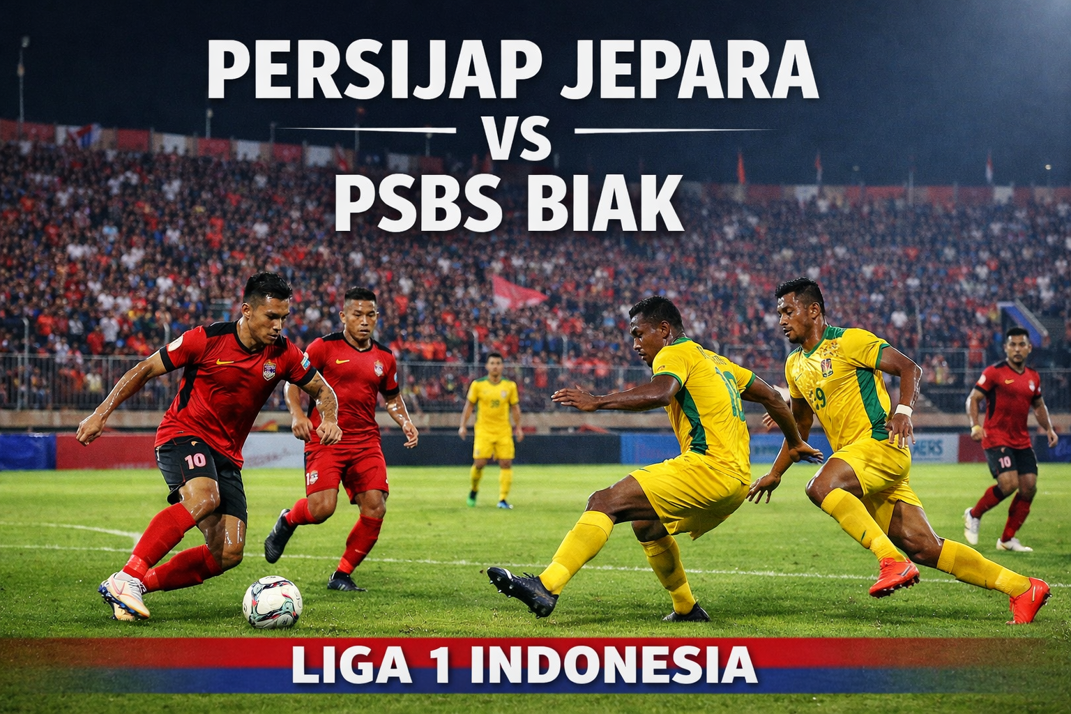 Okestream Bahas Duel Panas Persijap Jepara vs PSBS Biak Sore Ini Liga 1 Indonesia