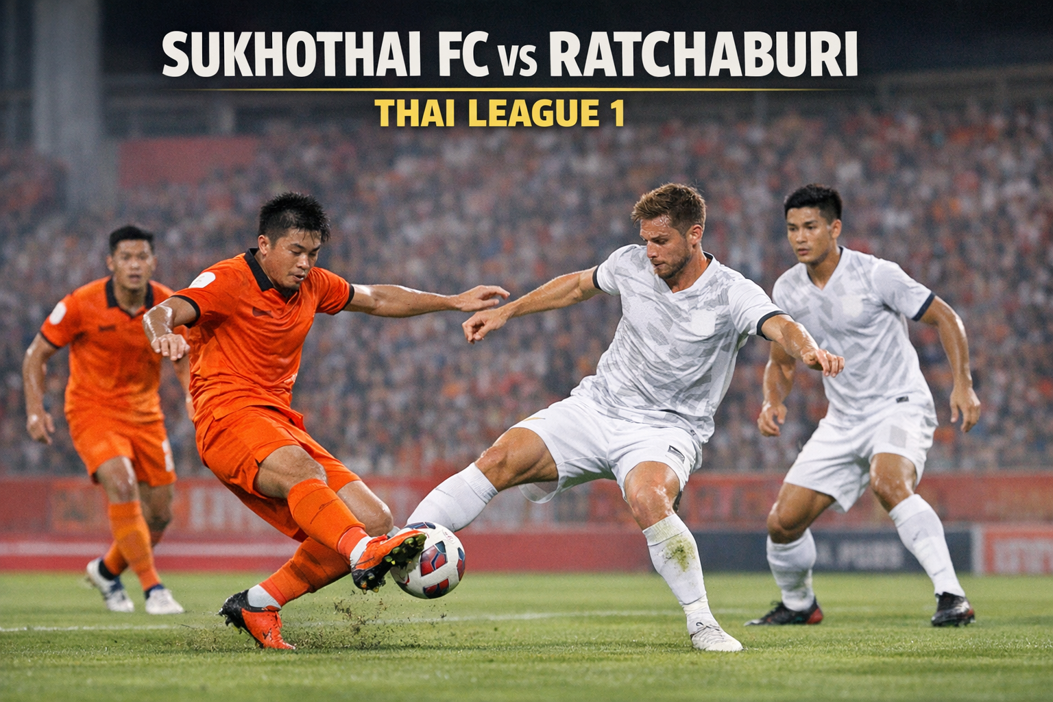 Okestream Hadirkan Pertandingan Sukhothai FC vs Ratchaburi Liga 1 Thailand Malam Ini Jam 19.00 WIB Gratis