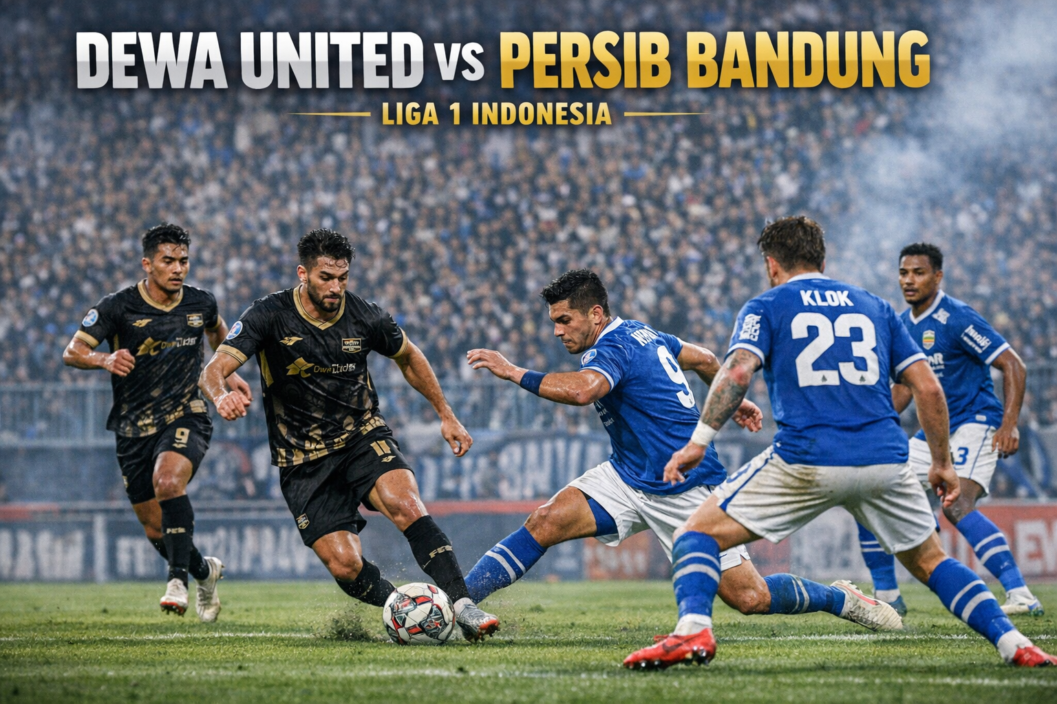 Okestream Live Dewa United vs Persib Bandung Liga 1 Indonesia Malam Ini Pukul 19.00 WIB Duel Panas