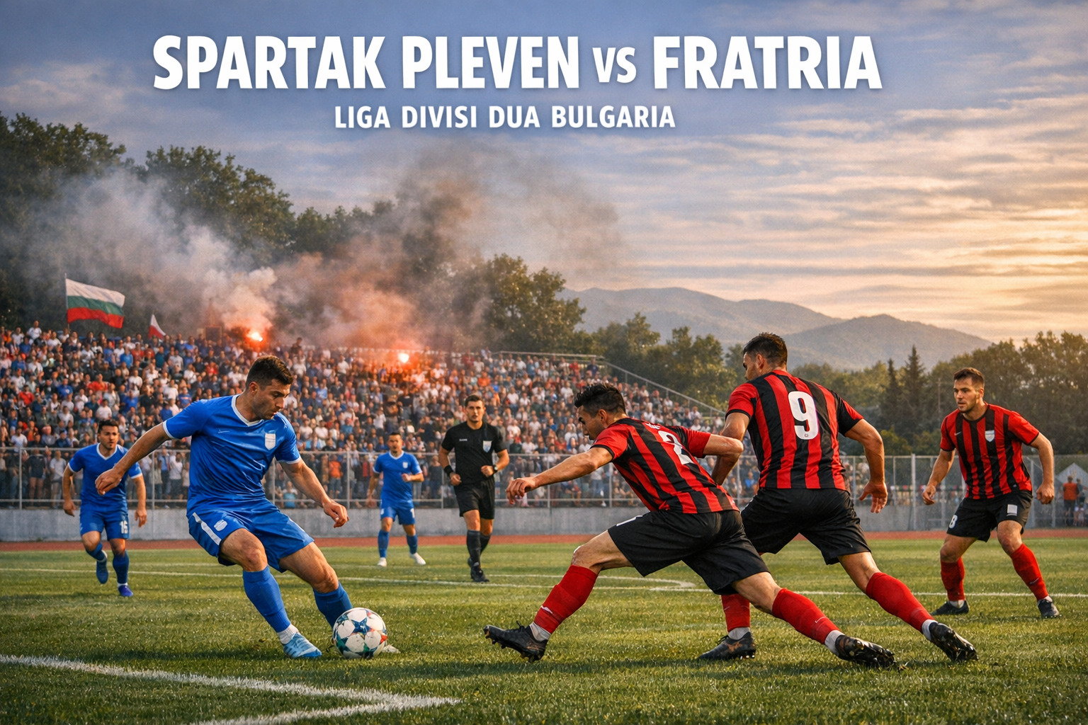Okestream Live Spartak Pleven vs Fratria Liga Divisi Dua Bulgaria Malam Ini Jam 21.00 WIB