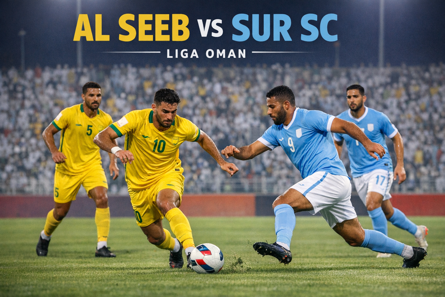 Okestream Siapkan Link Nonton Al Seeb vs Sur SC Liga Oman Malam Ini Pukul 23.20 WIB Tanpa Buffer - Saksikan Pertandingan Seru Tanpa Gangguan