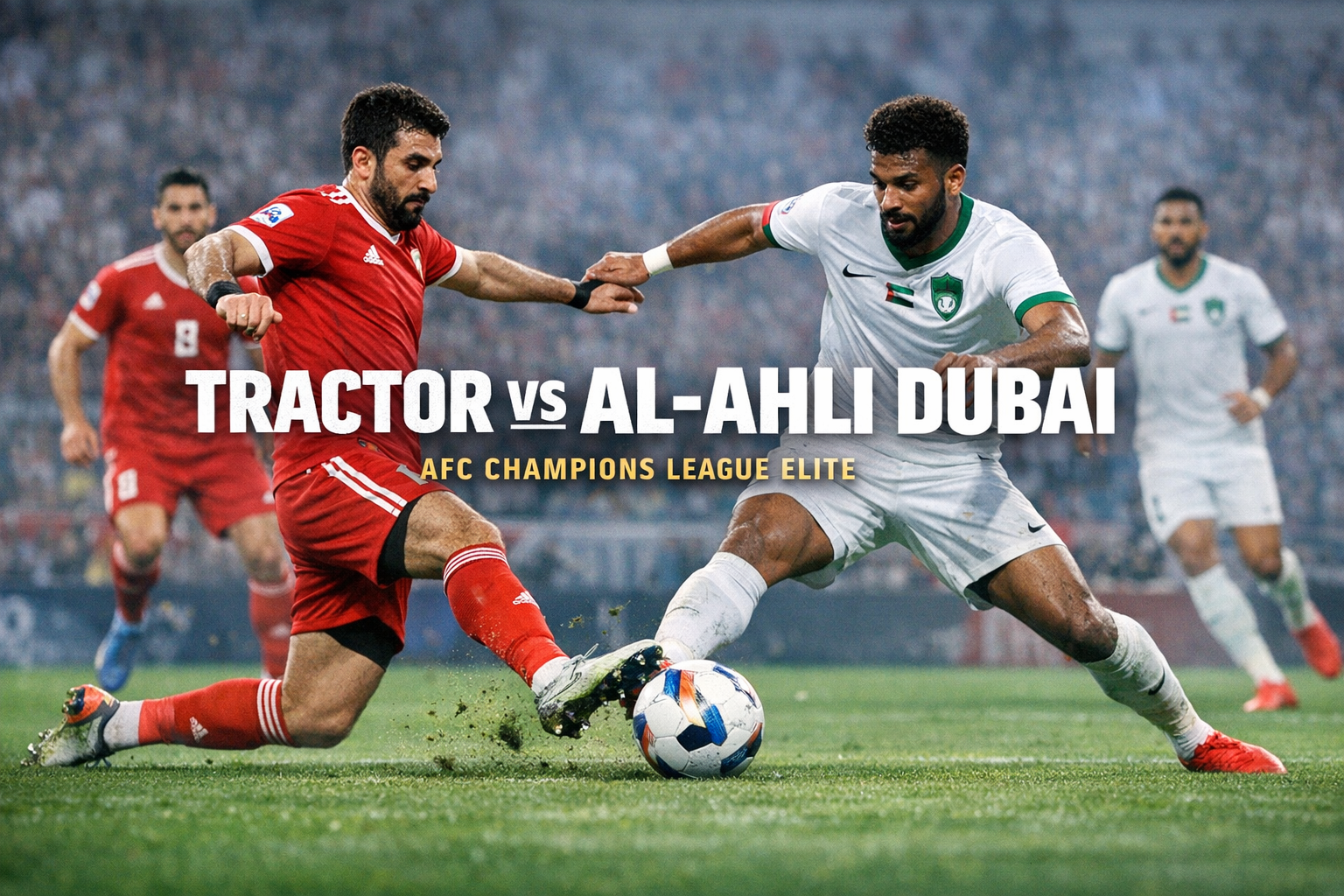 Okestream Siarkan Laga Tractor vs Al-Ahli Dubai Liga Champions Elit AFC Malam Ini Jam 21.45 WIB dengan Tayangan Lengkap - Saksikan Rivalitas Pembuktian Kualitas Tim di Ajang Tertinggi