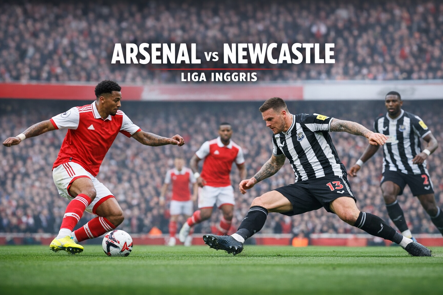Okestream Soroti Arsenal vs Newcastle Liga Inggris Malam Ini Jam 23.30 WIB dengan Analisis Menarik