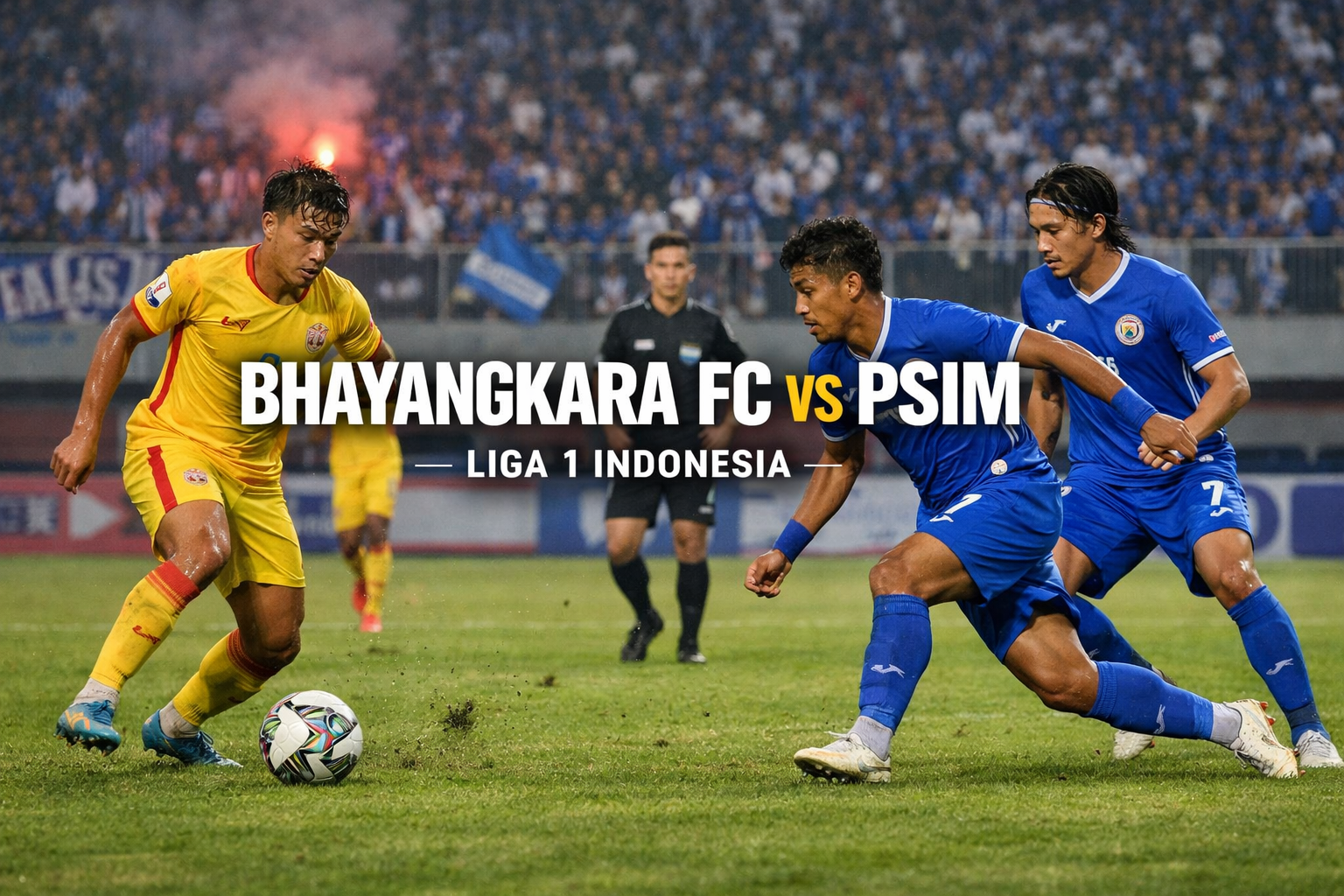 Okestream Soroti Duel Bhayangkara FC vs PSIM Liga 1 Indonesia Pukul 15.30 WIB Hari Ini Live!