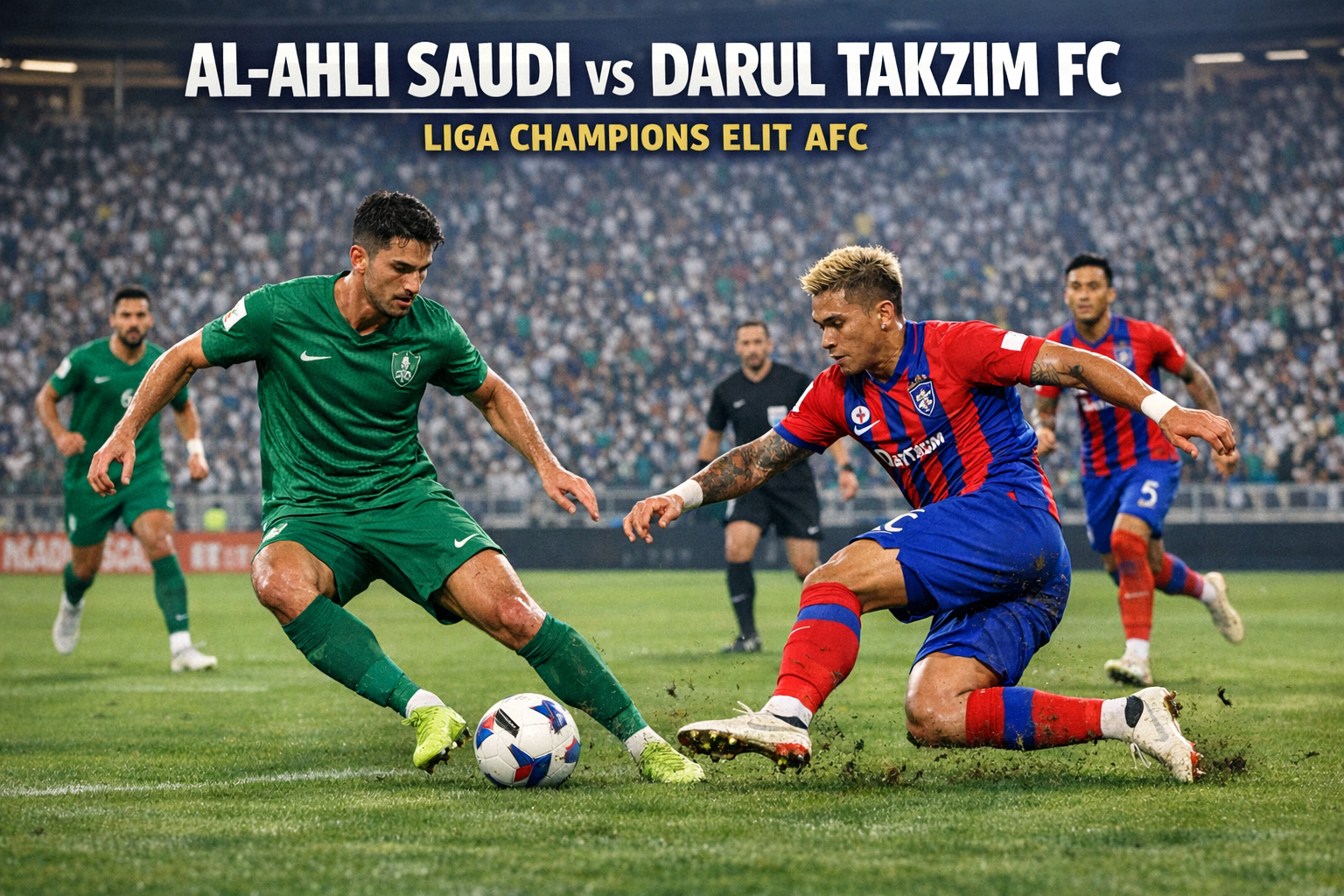 Okestream Tayangkan Al-Ahli Saudi vs Darul Takzim FC Liga Champions Elit AFC Malam Ini Jam 21.45 WIB - Saksikan Pertandingan Seru Langsung di Rumah Anda