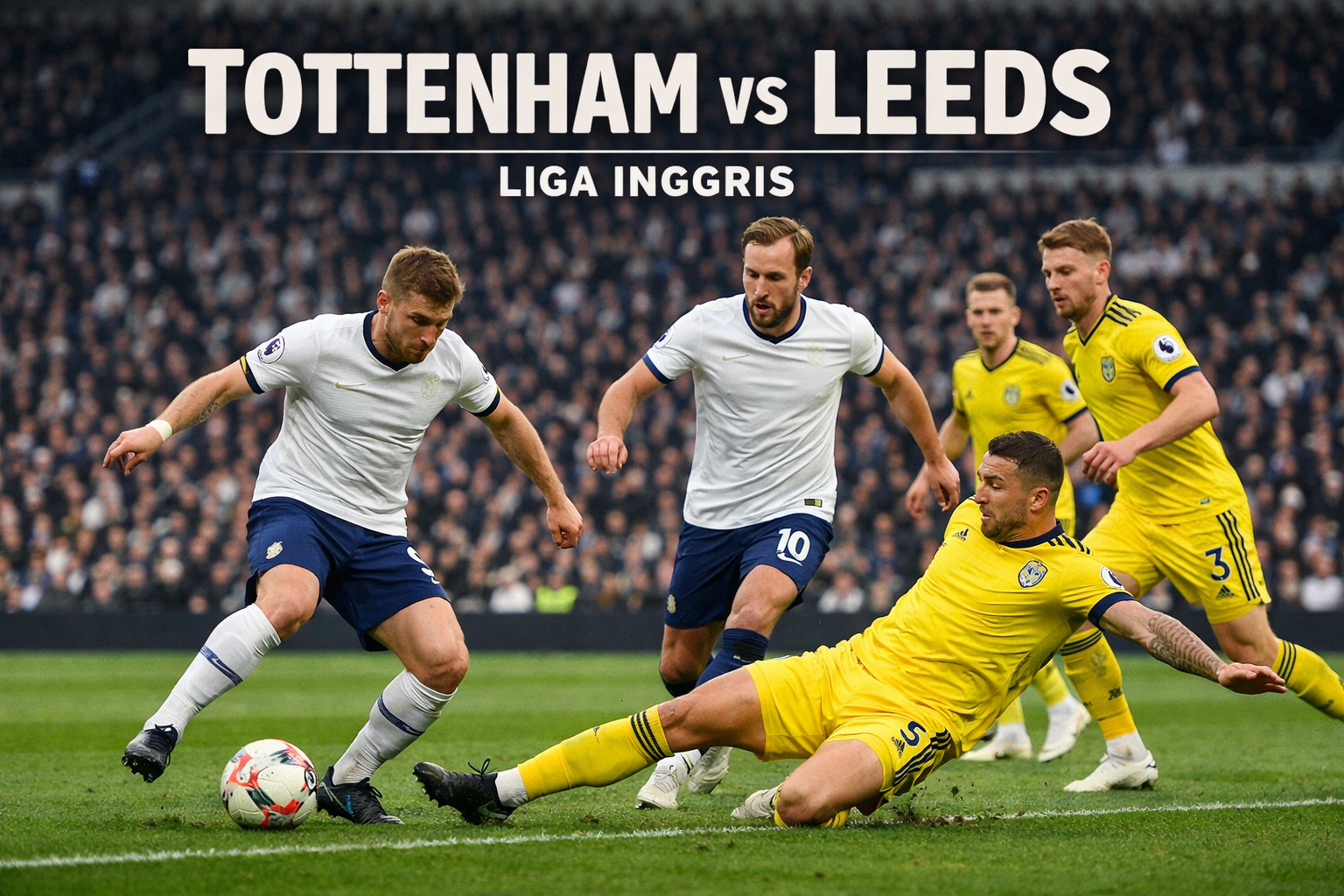 Okestream Live Tottenham vs Leeds Malam Ini - Pertandingan Liga Inggris Pukul 02.00 WIB Diprediksi Berlangsung Sangat Sengit
